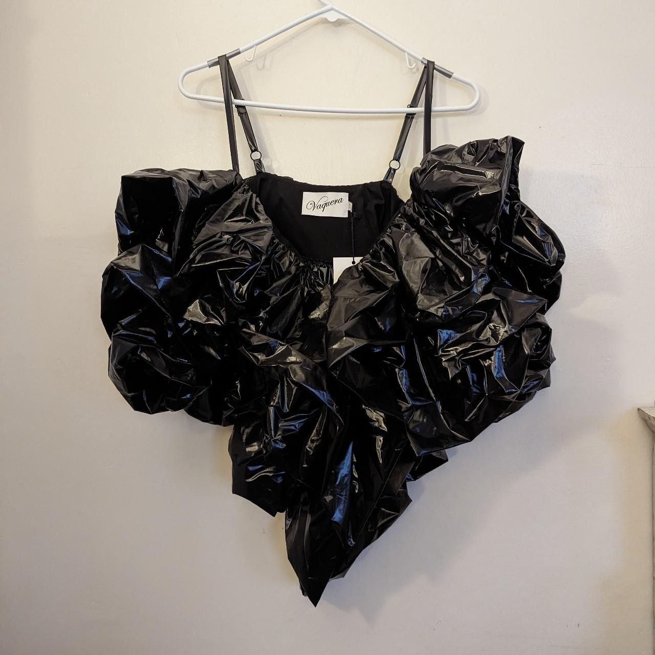 Vaquera Vaquera RTW S/S 22 trashbag ruffle top Size S / US 4 / IT 40 - 3 Thumbnail