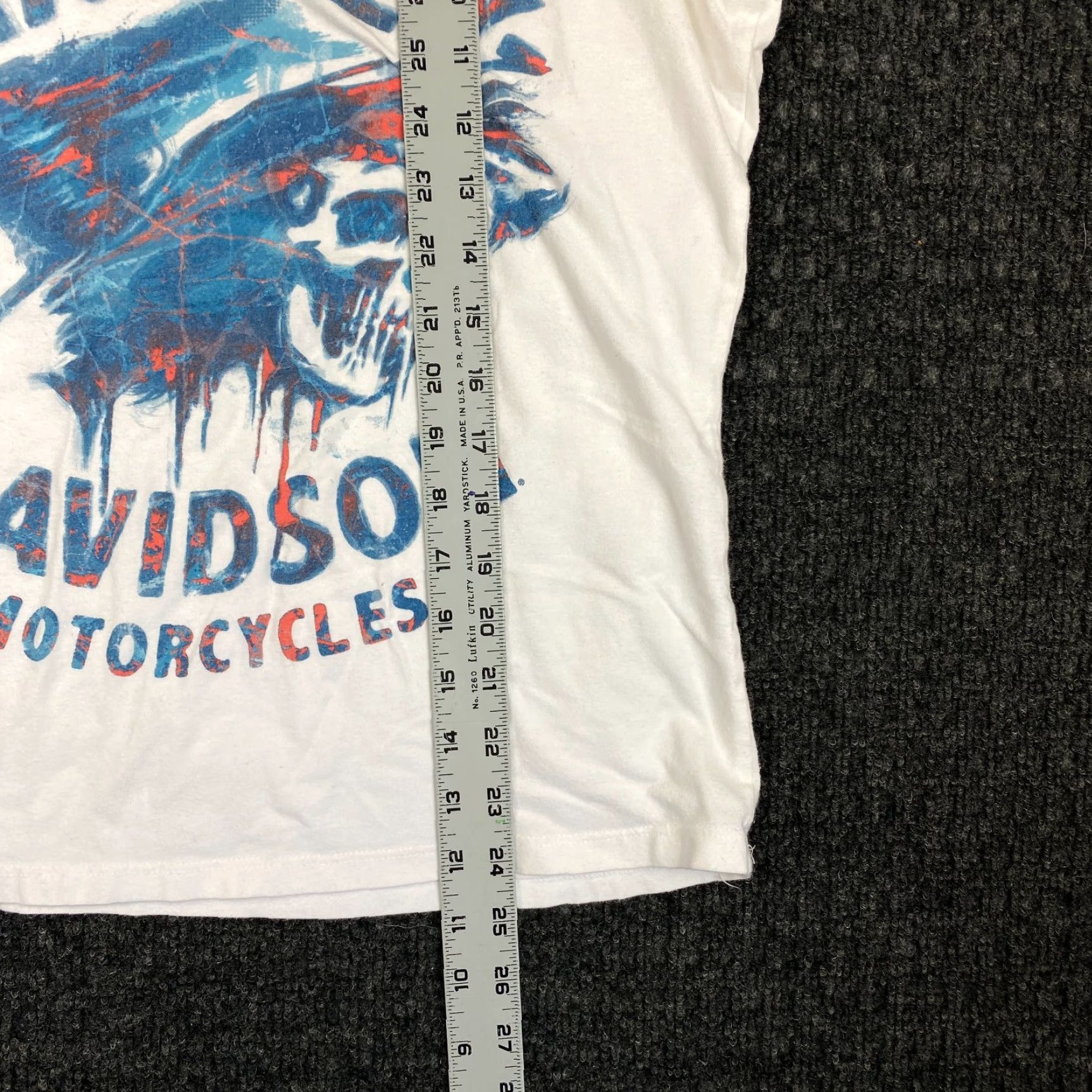 Harley Davidson VINTAGE Harley-Davidson T-Shirt Eagle Skull White XL Womens Size XL / US 12-14 / IT 48-50 - 5 Thumbnail