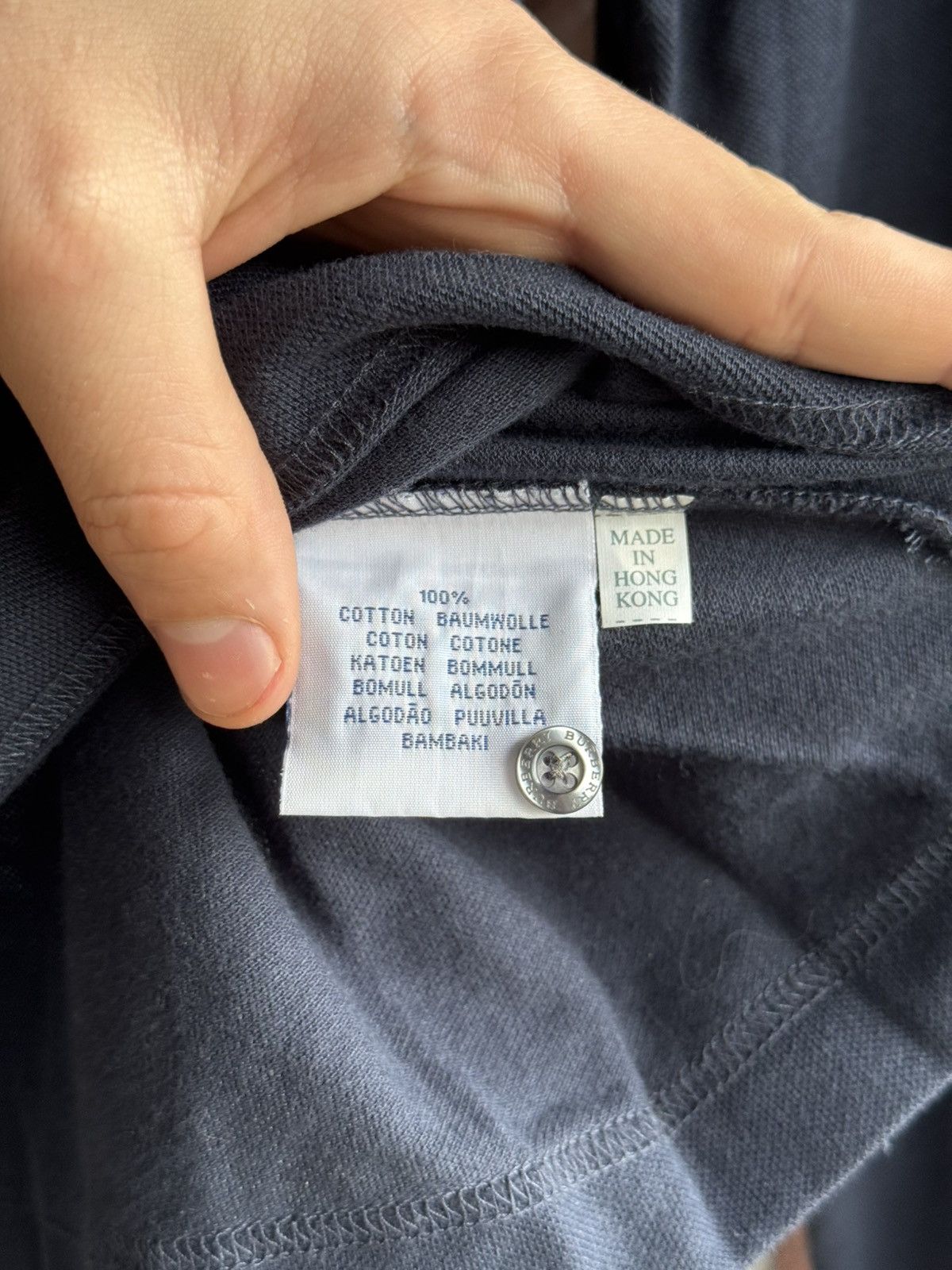 Burberry Vintage Barberry Long Sleeve Luxury Size US M / EU 48-50 / 2 - 15 Thumbnail