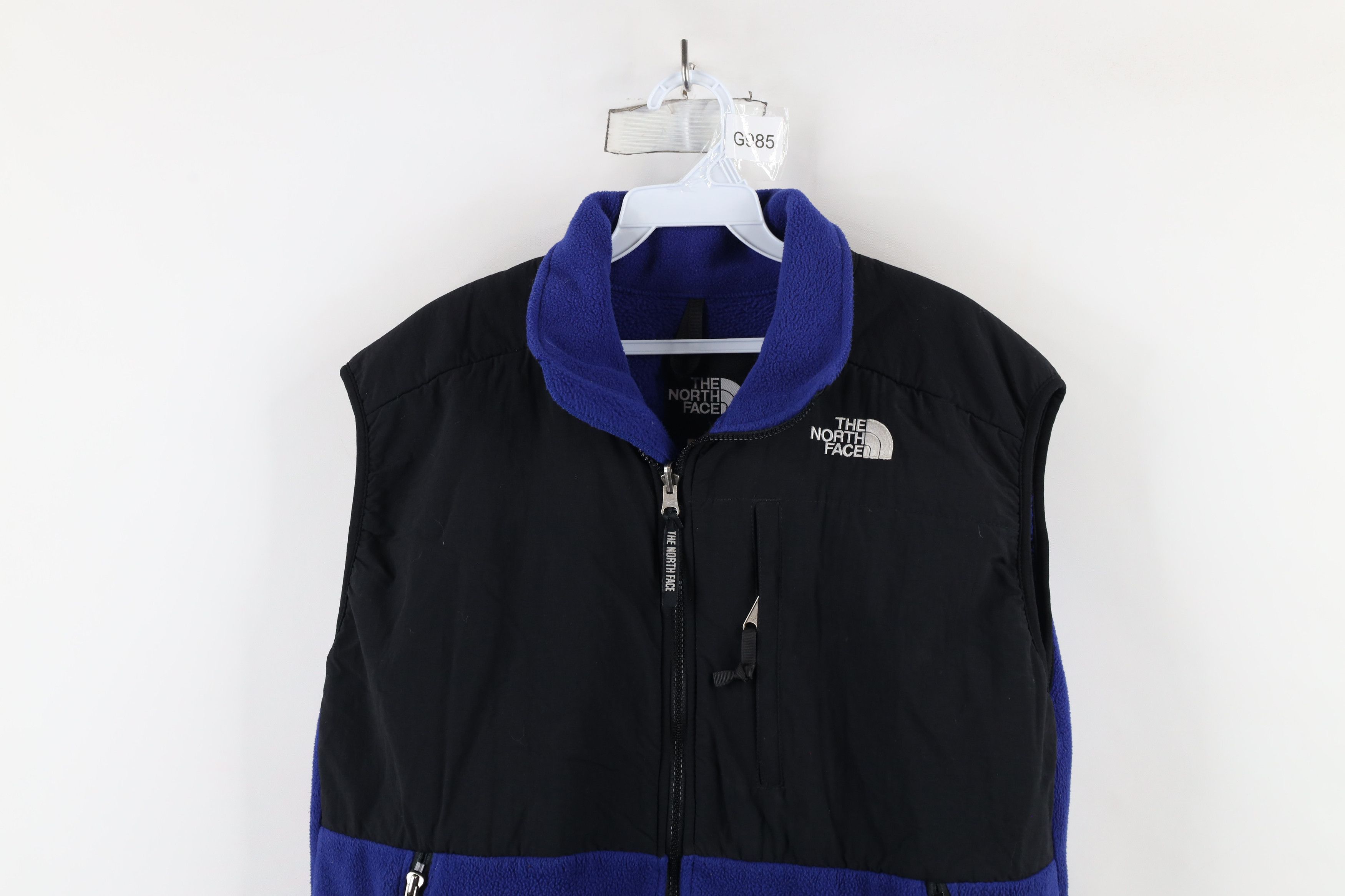 The North Face × Vintage Vintage 90s The North Face Full Zip Fleece Vest Jacket Size L / US 10 / IT 46 - 2 Thumbnail