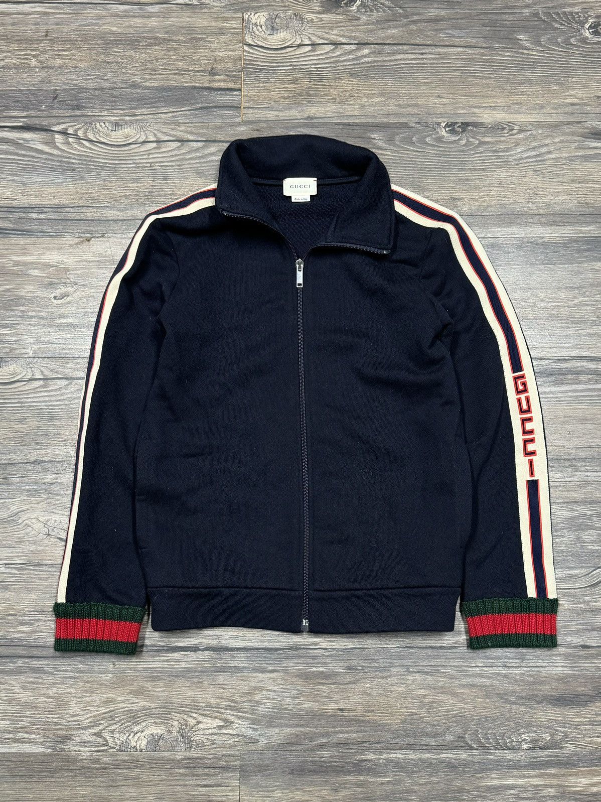 Gucci Gucci Zip Up Track Jacket Size L / US 10 / IT 46 - 1 Thumbnail
