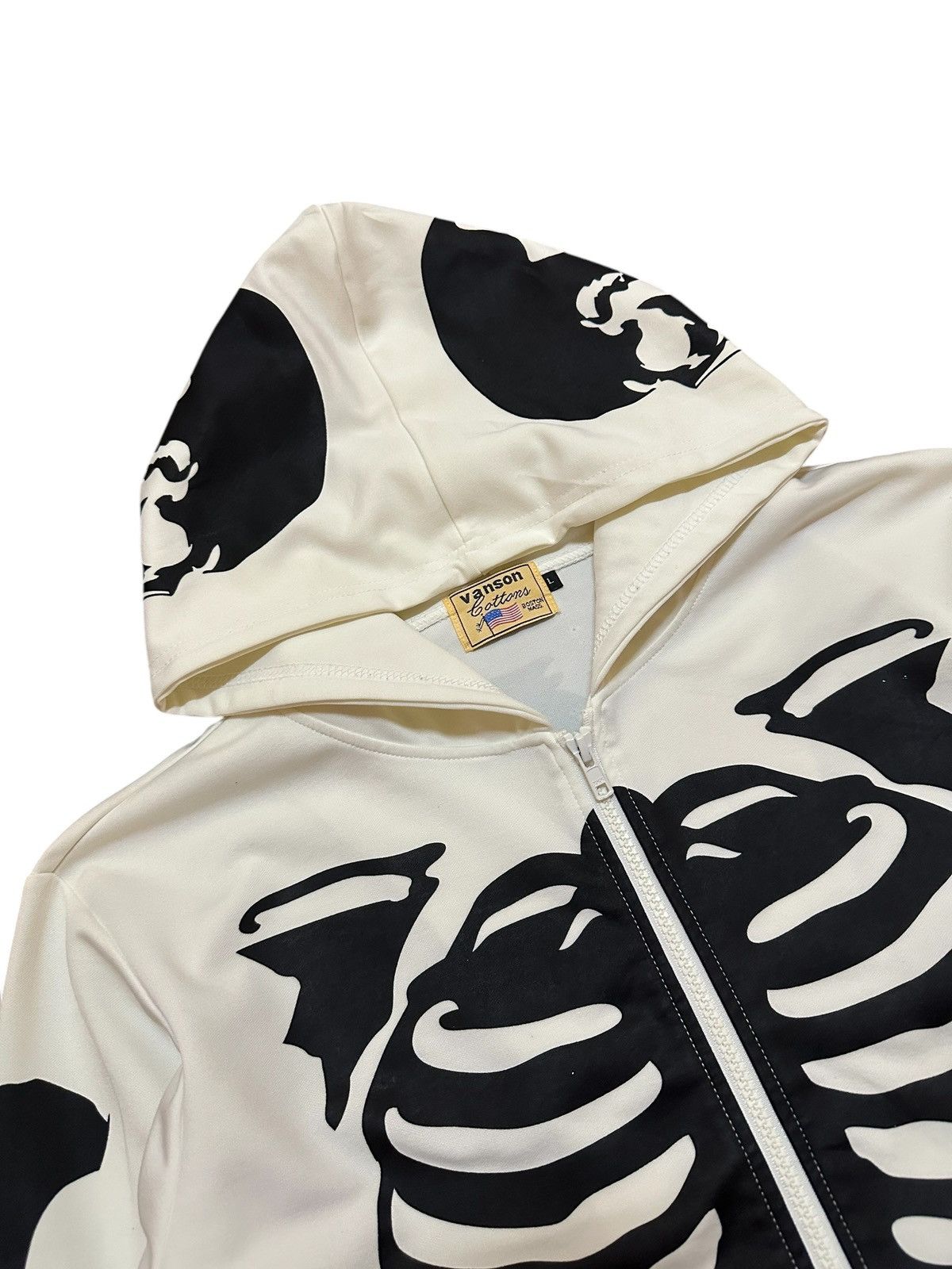 Vanson Leathers Vanson Leather Hoodie Size US L / EU 52-54 / 3 - 8 Thumbnail