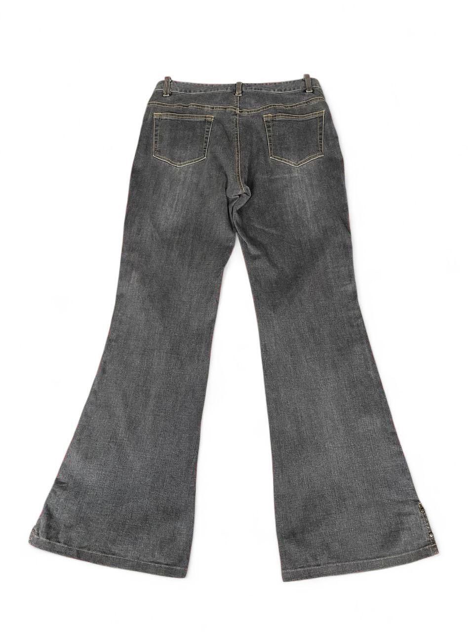 Tornado Mart Flare Jeans Oririn sideline faded black bootcut wideleg Size US 28 / EU 44 - 6 Thumbnail