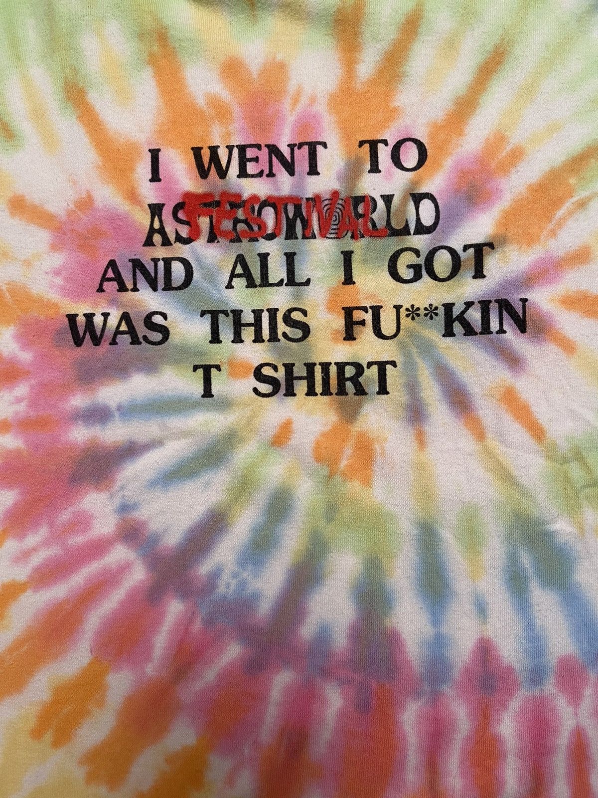 Travis Scott Travis Scott Astroworld tee WISH YOU WERE HERE Size US M / EU 48-50 / 2 - 4 Thumbnail