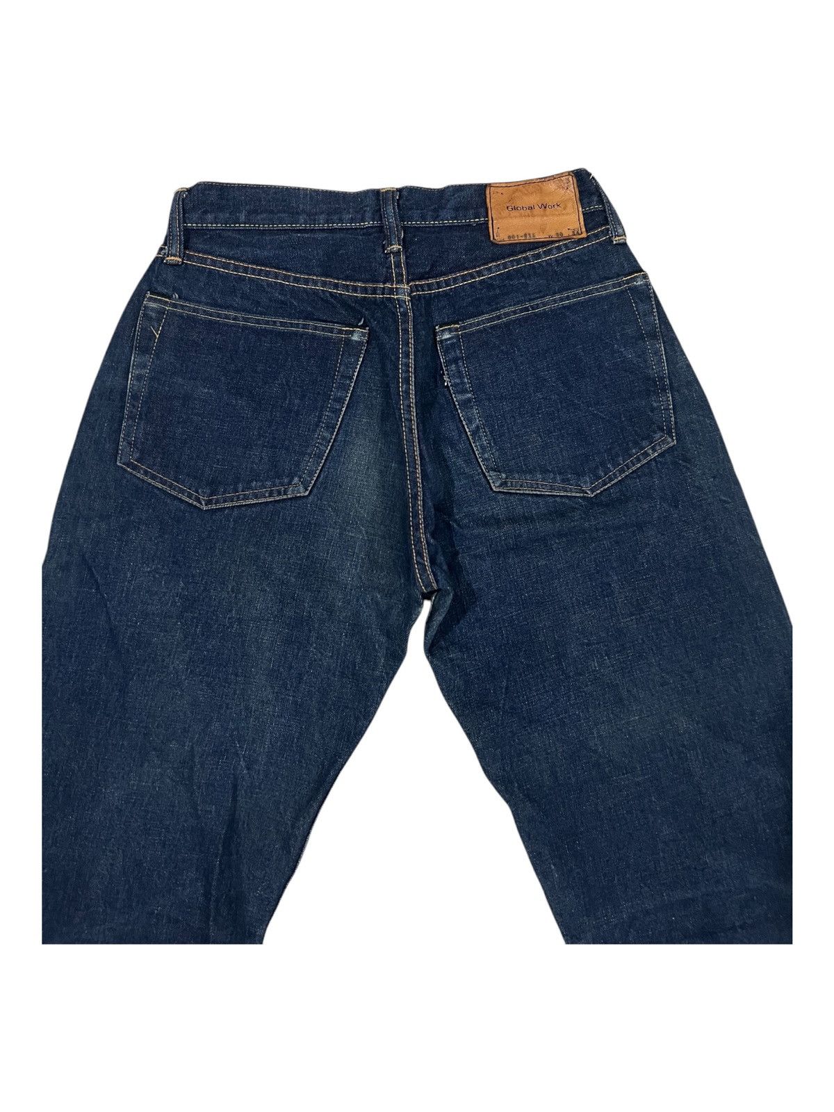 Global Work Dope & Drakar 🇯🇵 Beautiful Indigo Dyed 10OZ Selvaged Denim Size US 29 - 3 Thumbnail