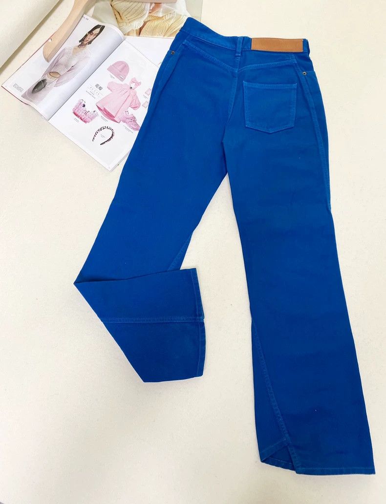 Loewe Loewe Irregular solid color jeans Size 24" / US 00 / IT 34 - 2 Thumbnail