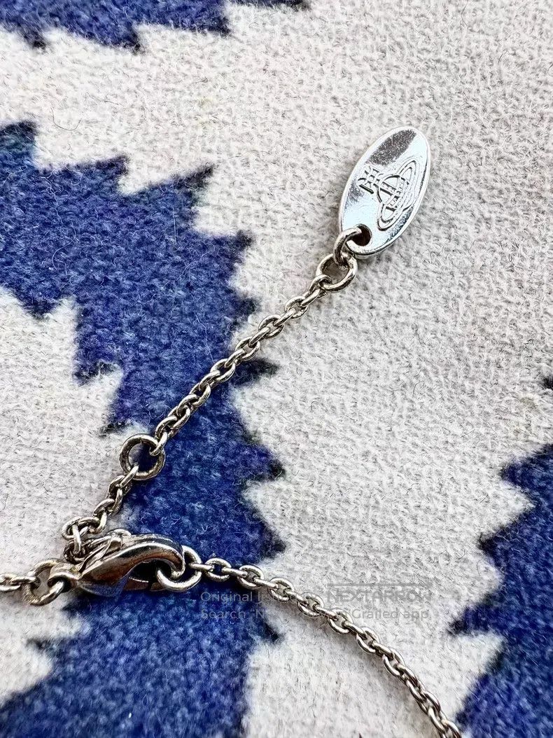 Vivienne Westwood Vivienne Westwood Silver Full Diamond Brooch Saturn Neckla Size ONE SIZE - 3 Thumbnail