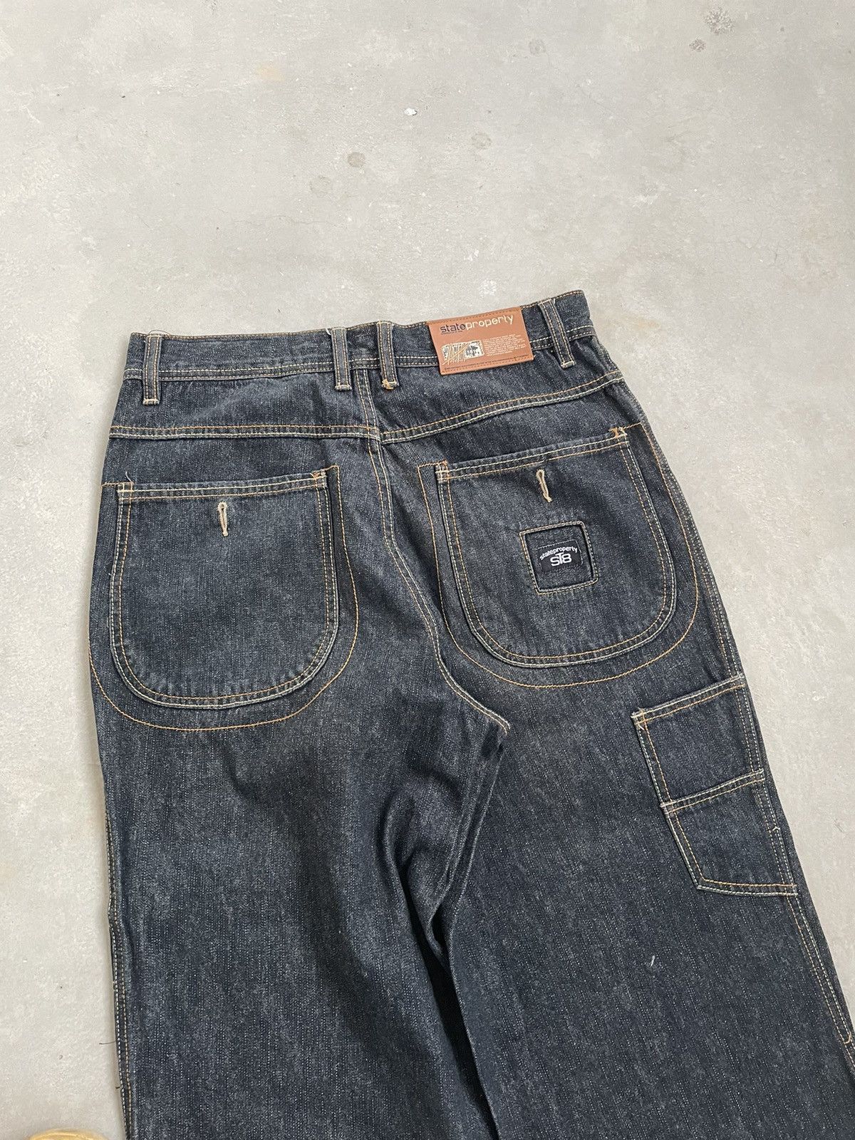 JNCO × Japanese Brand STATE PROPERTY BAGGY CARPENTER PANT Size US 32 / EU 48 - 7 Thumbnail