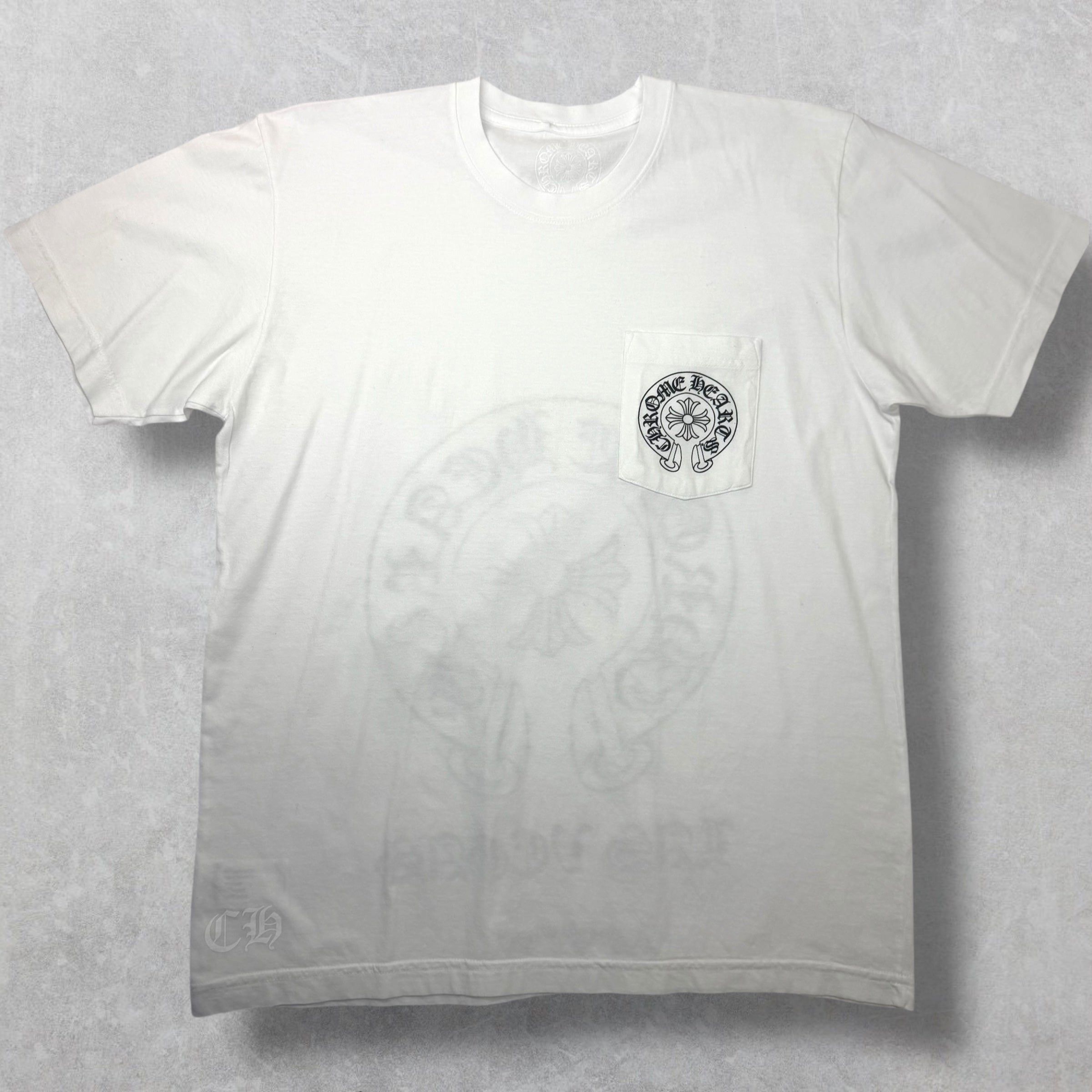 Chrome Hearts Chrome Hearts Las Vegas Exclusive Horseshoe Tee White L Size US L / EU 52-54 / 3 - 2 Thumbnail