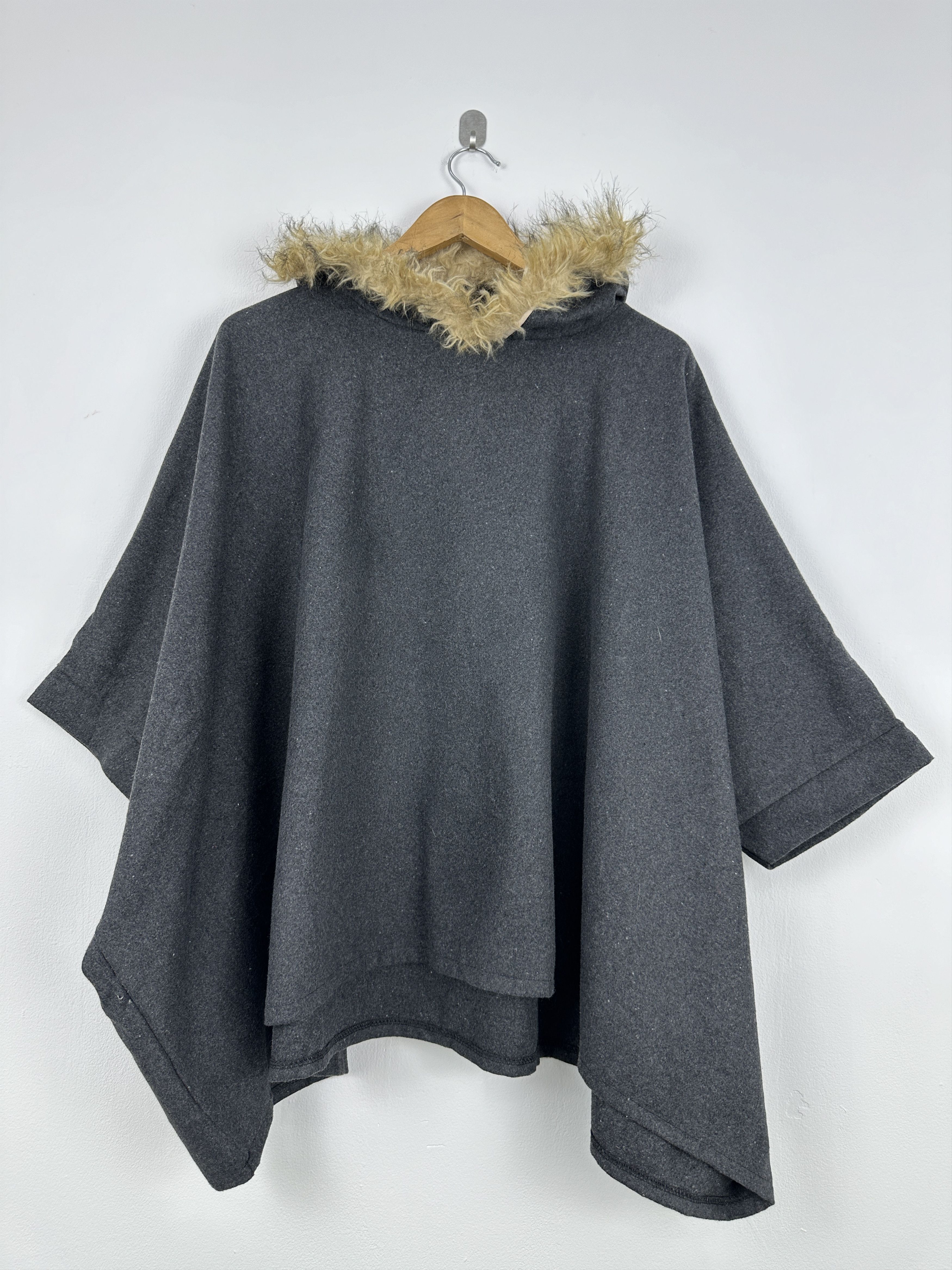 If Six Was Nine Vintage Japanese Brand Hoodie Pullover Poncho JA0078 Size US XXL / EU 58 / 5 - 3 Thumbnail
