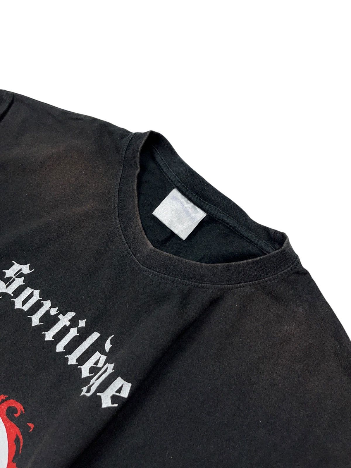 Band Tees × Vintage Vintage 00s Sorilege French Heavy Metal Faded T-shirt Size US L / EU 52-54 / 3 - 5 Thumbnail