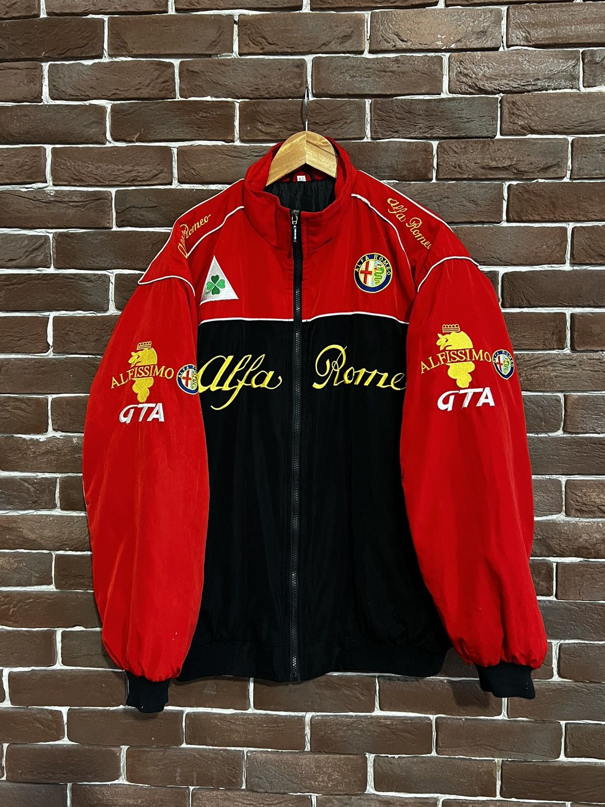 Vinatge Alfa outlets Romeo Jacket | M Size | Alfa Romeo Racing | Cuore Sportivo | Vintage Racing Jacket