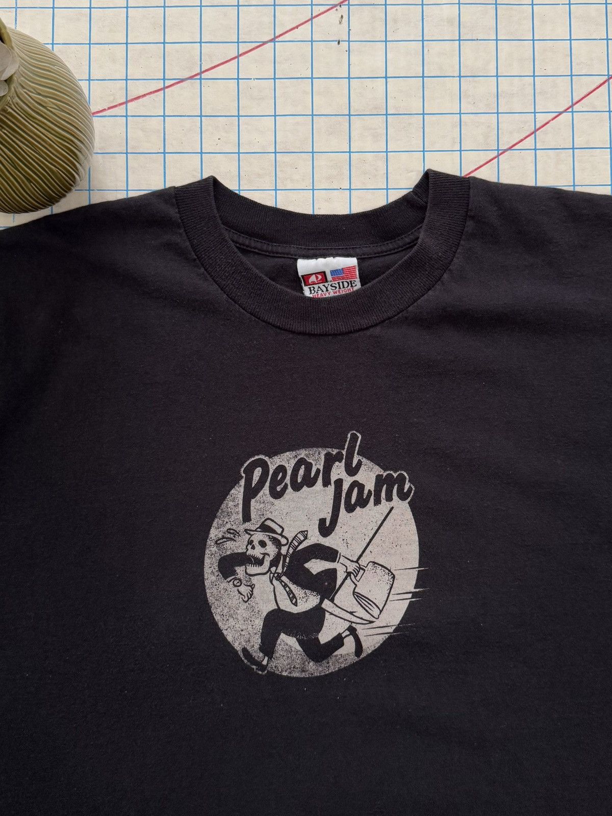 Band Tees × Vintage Vintage Y2K Pearl Jam Tour Tee Black Size XL Made in USA Size US XL / EU 56 / 4 - 6 Thumbnail