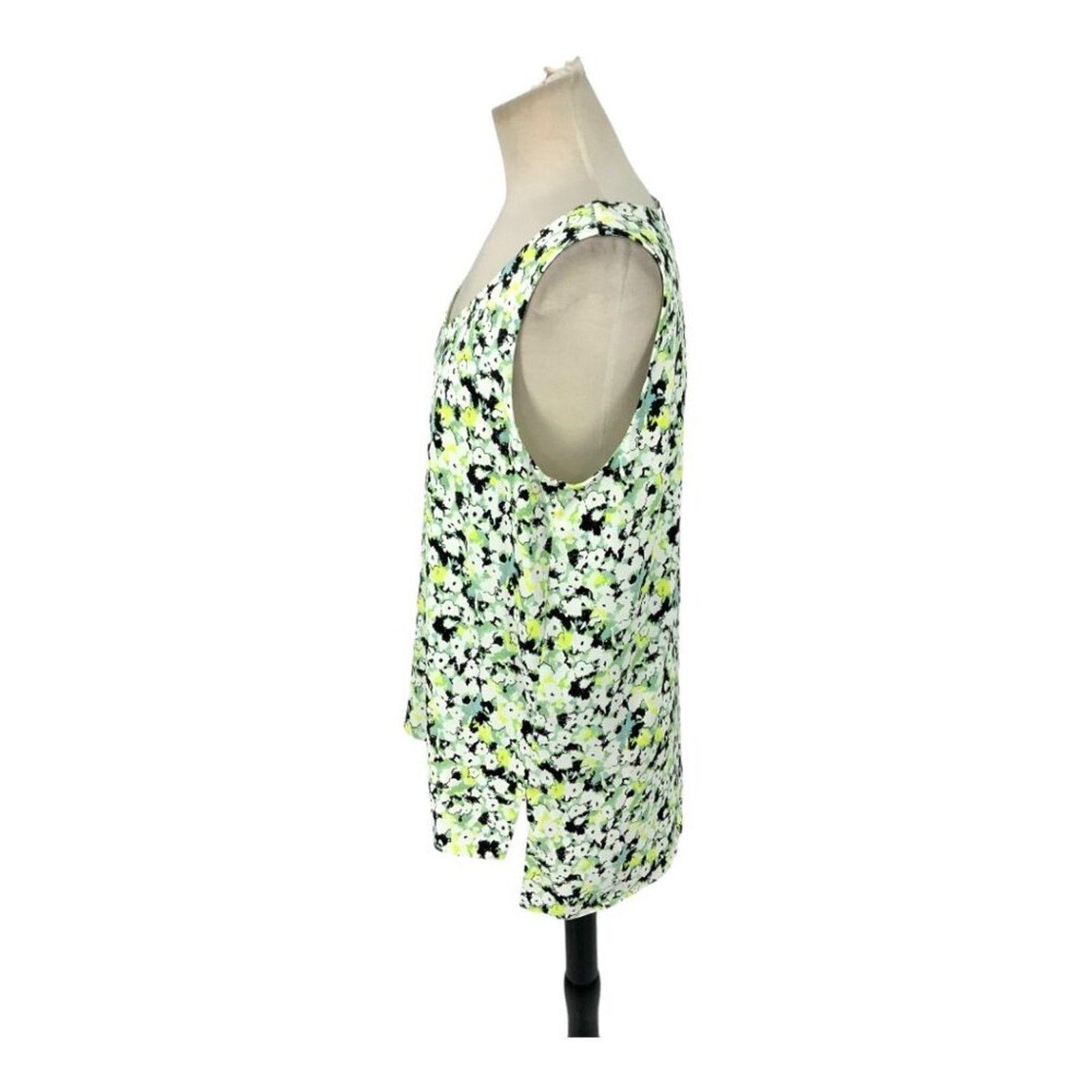 Nordstrom Nordstrom Green Floral Tank Top Size Medium NWOT $60 MSRP Size M / US 6-8 / IT 42-44 - 4 Thumbnail