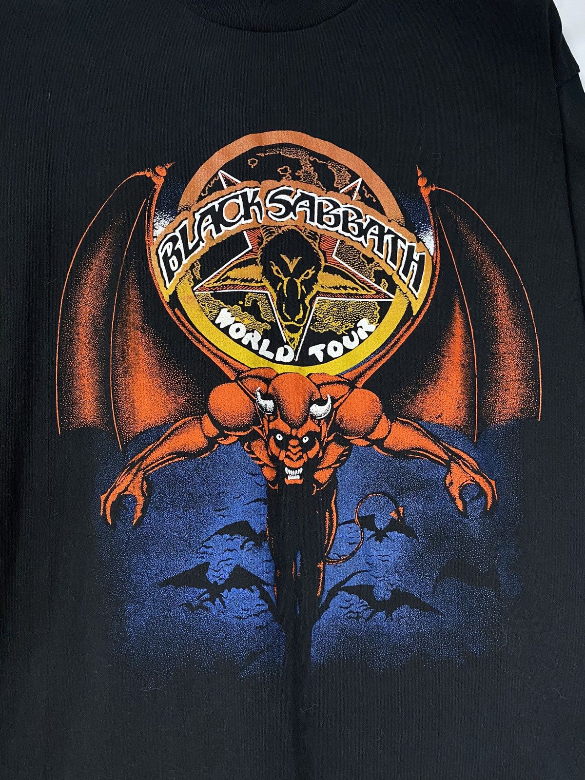 Band Tees × Vintage Vintage 90’s Ozzy Black Sabbath Band Tee Shirt Medium Size US M / EU 48-50 / 2 - 3 Thumbnail