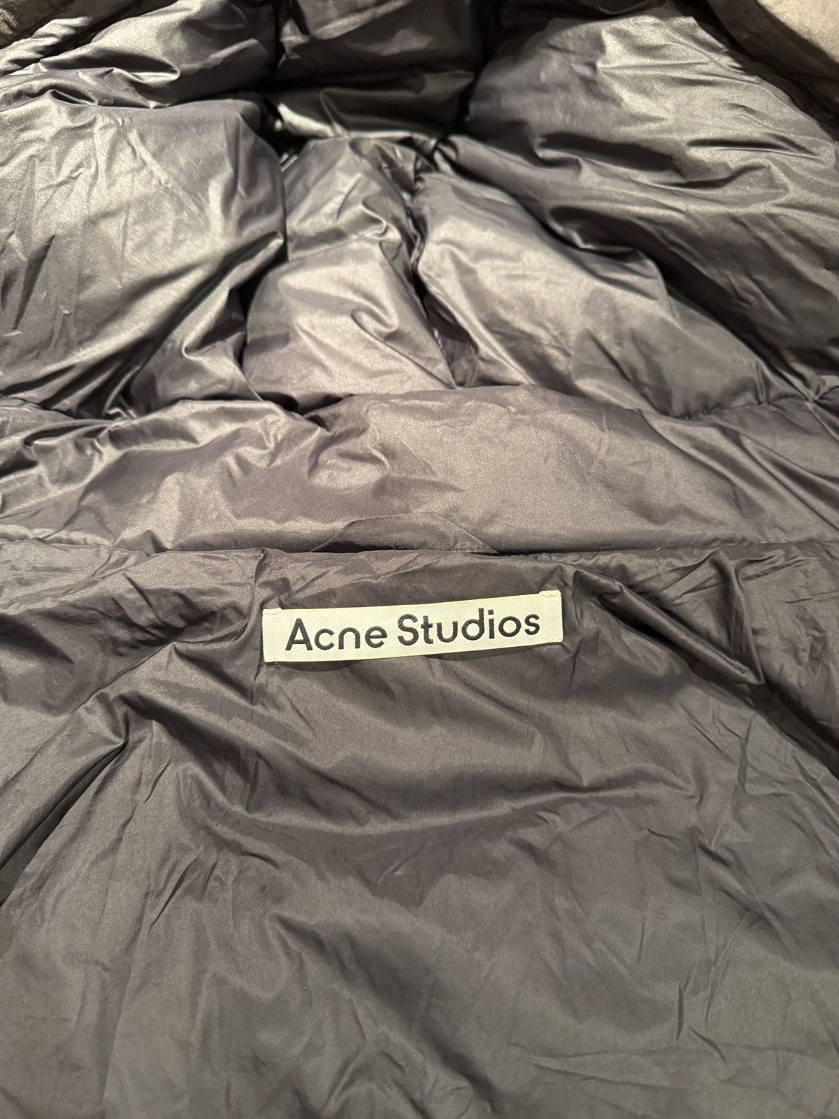 Acne Studios Ance Studios Hooded Duck Down Drawstring Puffer Size M / US 6-8 / IT 42-44 - 3 Thumbnail