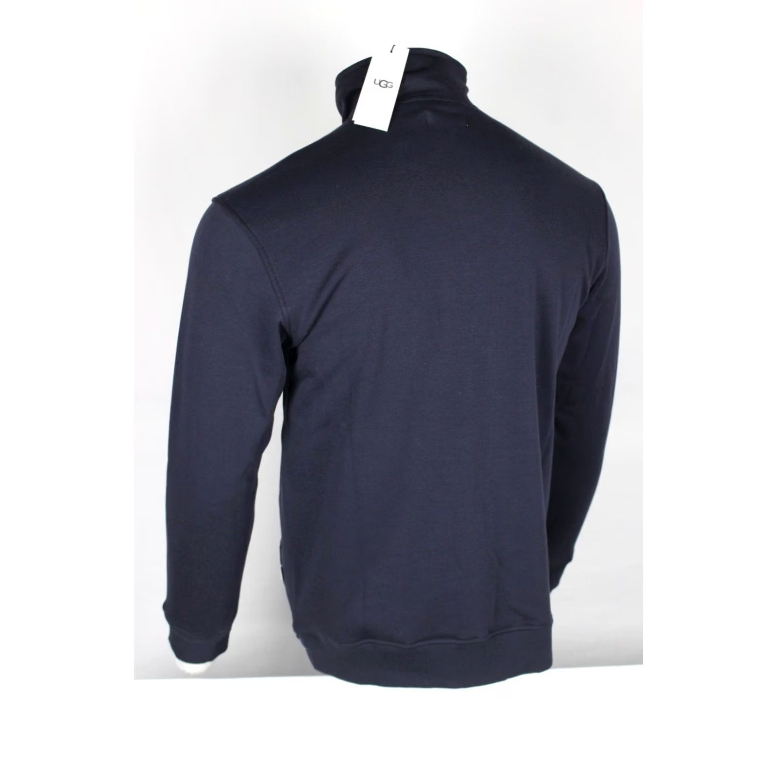 Ugg VINTAGE Ugg Men's Zeke Fleece Pullover 1/4 Zip Size M Navy Blue Size US M / EU 48-50 / 2 - 2 Thumbnail