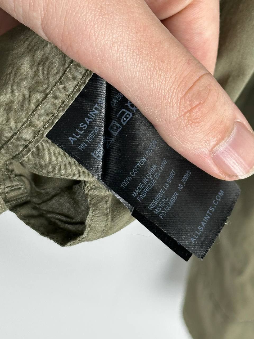 Allsaints × Japanese Brand Avantgarde Military Allsaints Vintage LS Shirt Size L Size US L / EU 52-54 / 3 - 9 Thumbnail
