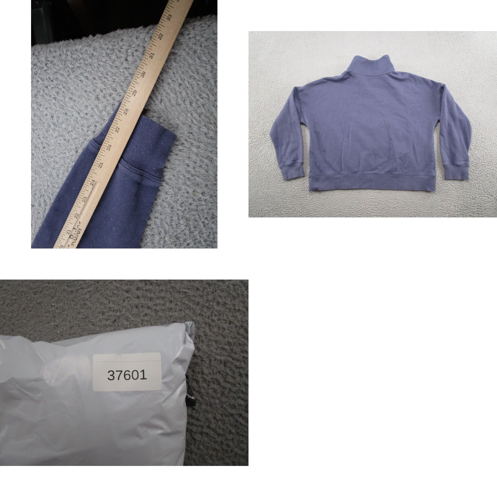 Under Armour Under Armour Womens Sweatshirt Pullover Zip 1/2 Half Zip Fleece Blue L Pullover Activewear Size L / US 10 / IT 46 - 8 Thumbnail