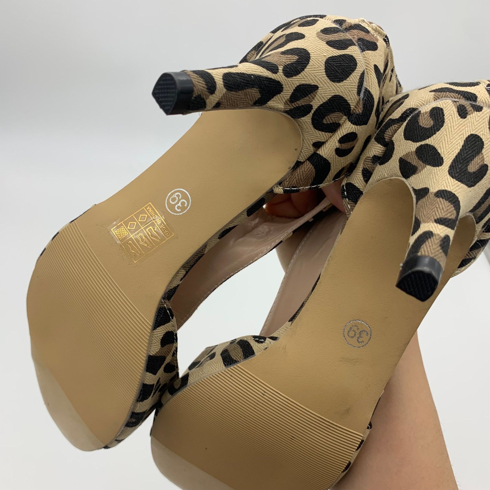 Other Heeled Sandals Womens Size 8 Peep Toe Pump Heel Size US 8 / IT 38 - 3 Thumbnail