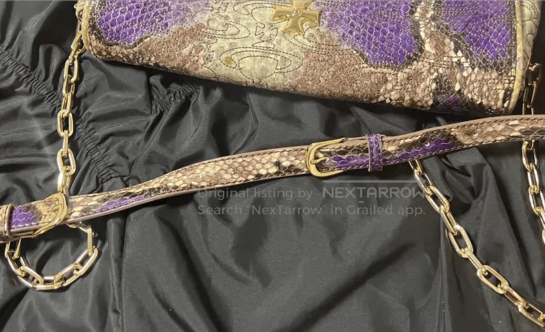 Vivienne Westwood Vivienne Westwood size OS Snake纹 logo chain bag, large size Size ONE SIZE - 7 Thumbnail