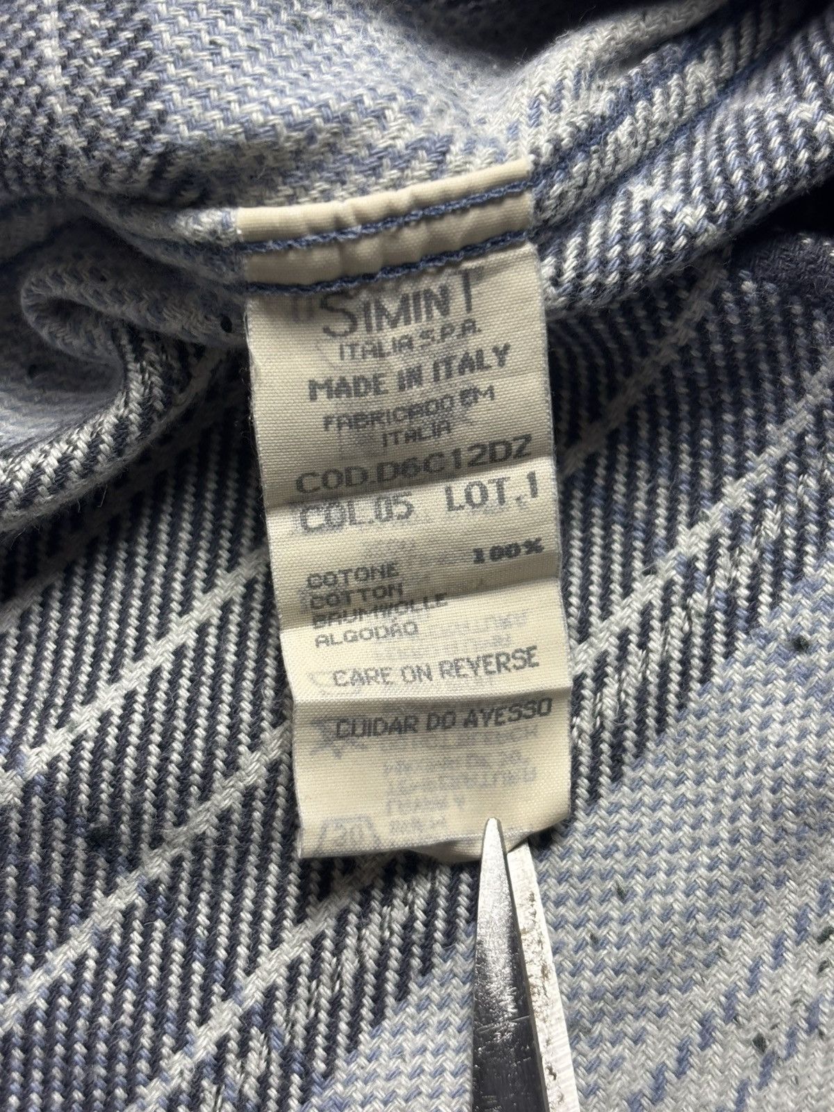 Armani 1990s Armani Jeans Flannel Harvard Shirt Size US L / EU 52-54 / 3 - 6 Thumbnail
