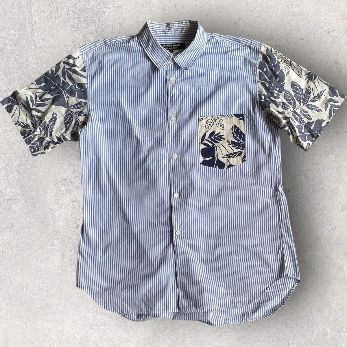 Comme des Garcons SS13 Stripes/Floral Shirt Size US M / EU 48-50 / 2 - 1 Thumbnail