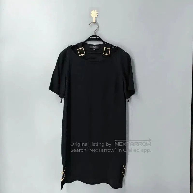 Versace Versace Black Women's Dress with Gold Details . Size S / US 4 / IT 40 - 1 Thumbnail