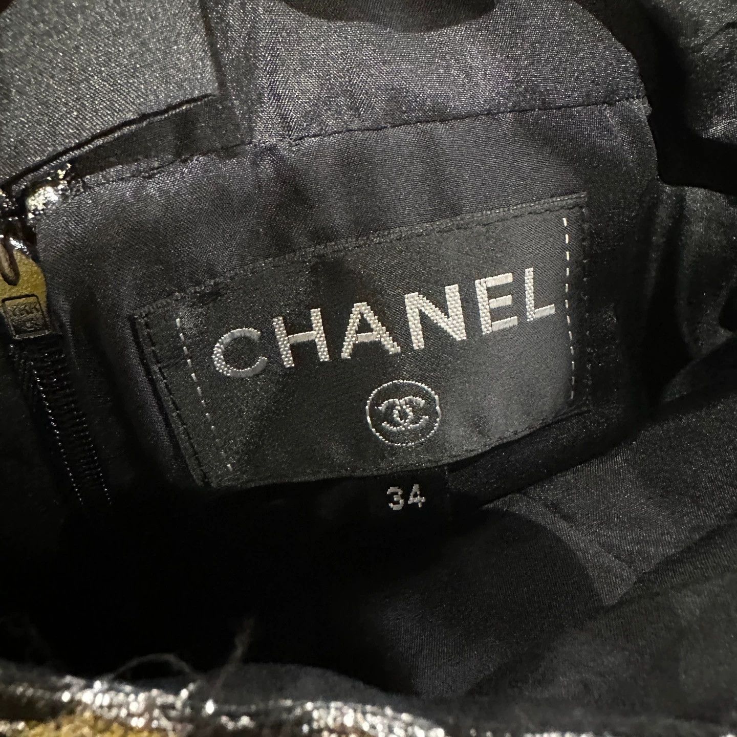 Chanel Chanel tweed shimmer skirt feb516 34 Size 25" / US 0 / IT 36 - 3 Thumbnail