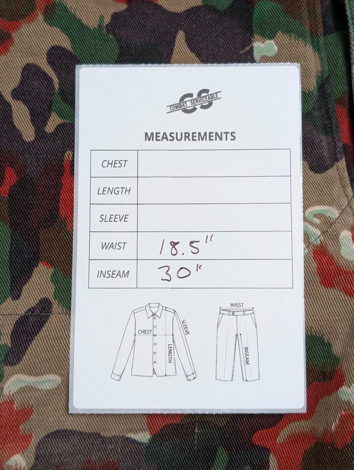 Other Swiss Army M70 Alpenflage Trousers Cold War - 40x30 Size ONE SIZE - 4 Thumbnail