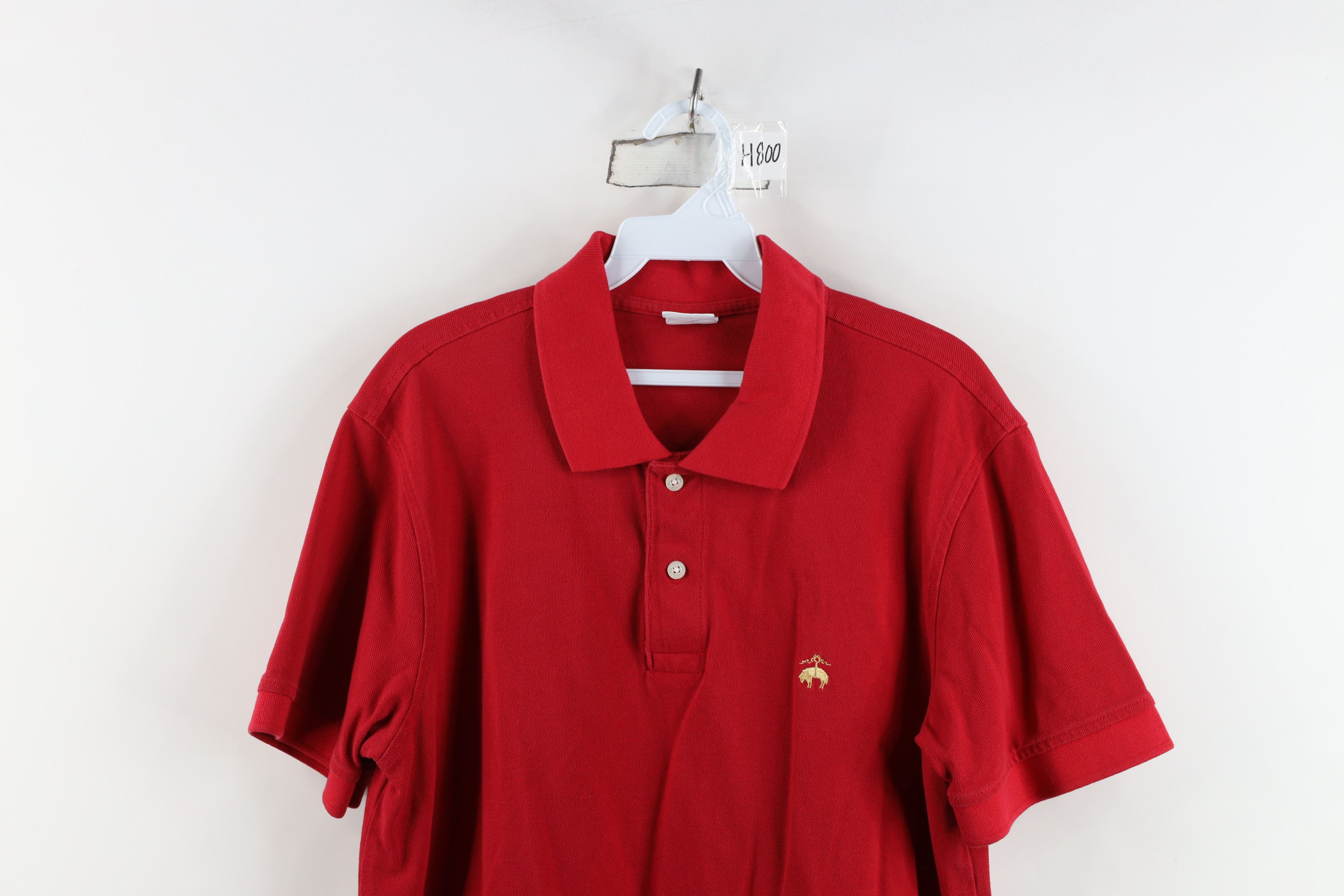 Brooks Brothers Vintage Brooks Brothers Slim Fit Performance Polo Shirt Red Size US L / EU 52-54 / 3 - 2 Thumbnail
