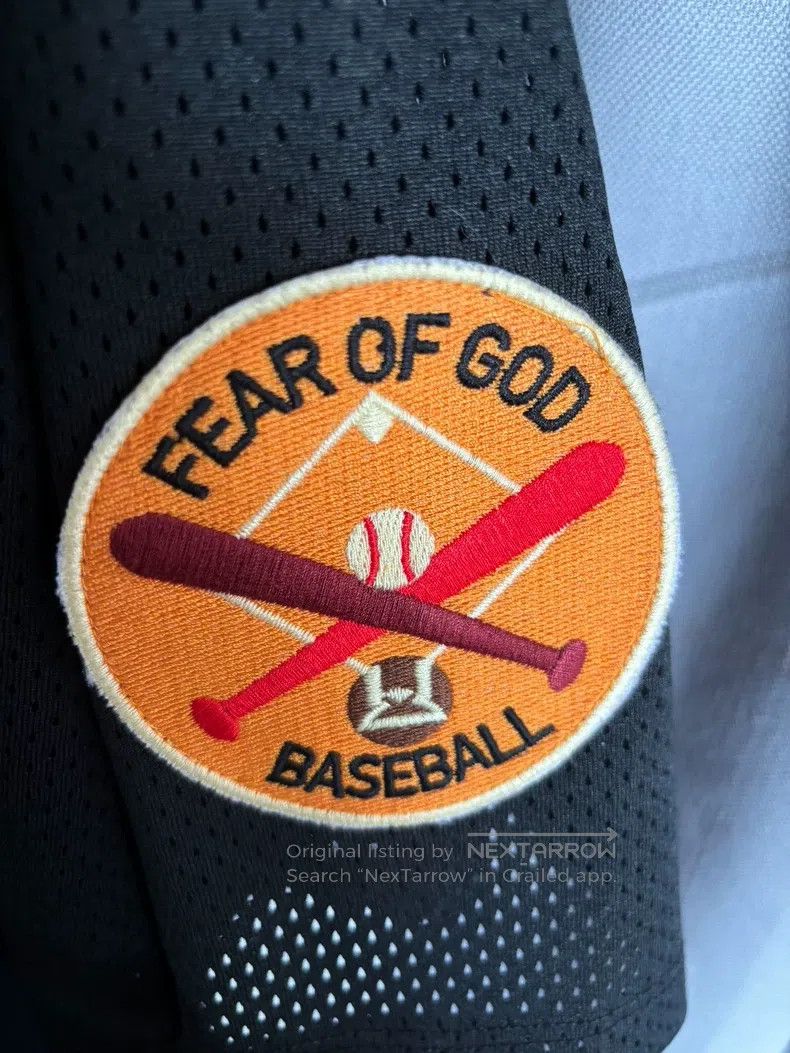 Fear of God Fear of God 5th black mesh medal short sleeves Size US M / EU 48-50 / 2 - 4 Thumbnail