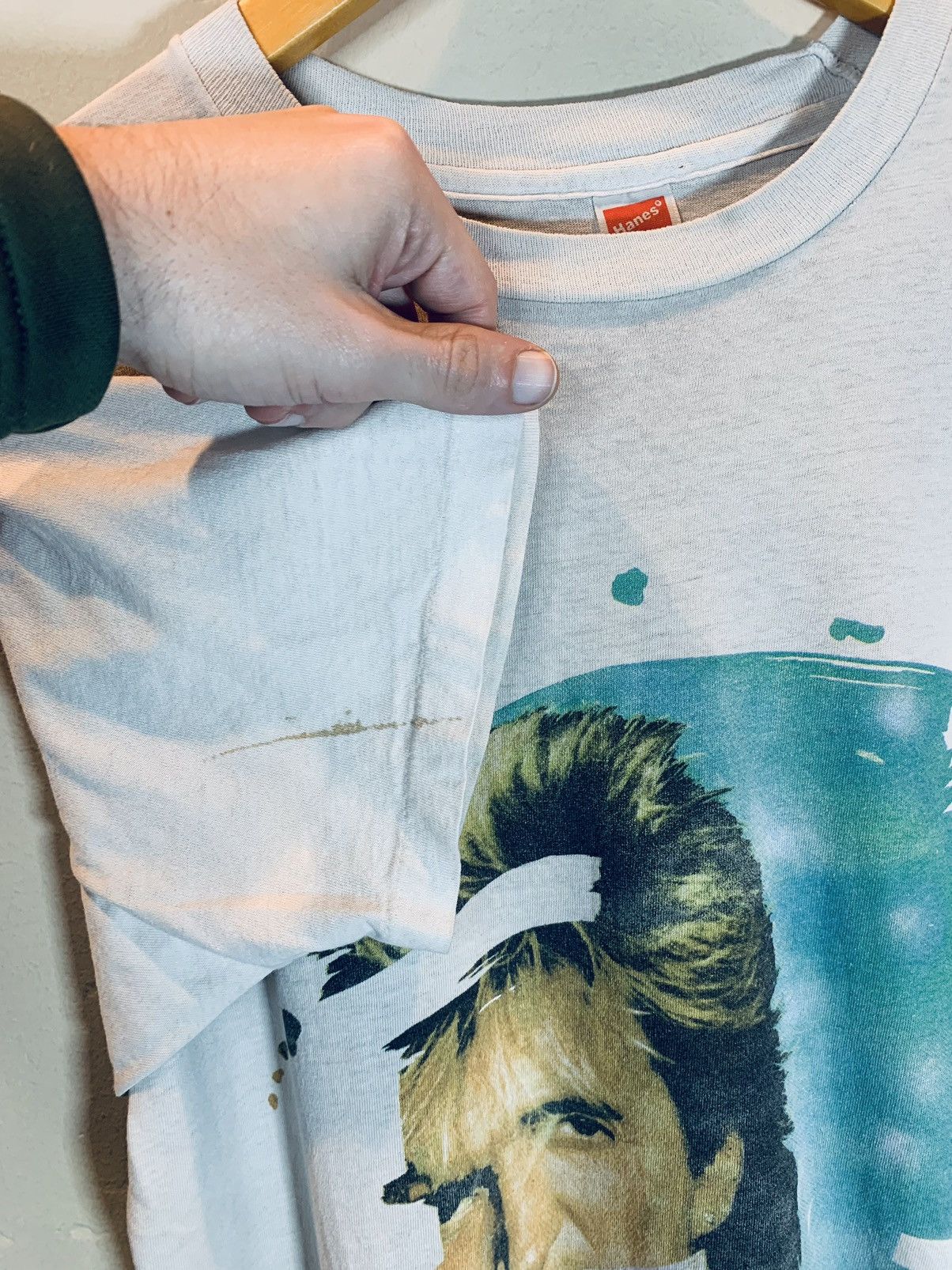 Band Tees × Vintage RARE Vintage 1991 Rod Stewart Vagabond Tour Winterland Shirt Size US L / EU 52-54 / 3 - 12 Thumbnail