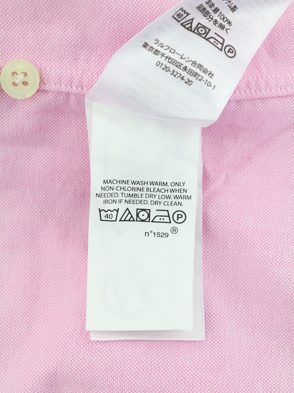 Ralph Lauren L Pink Button-Down Neck Pocket Logo Casual 87020 Size US L / EU 52-54 / 3 - 11 Thumbnail