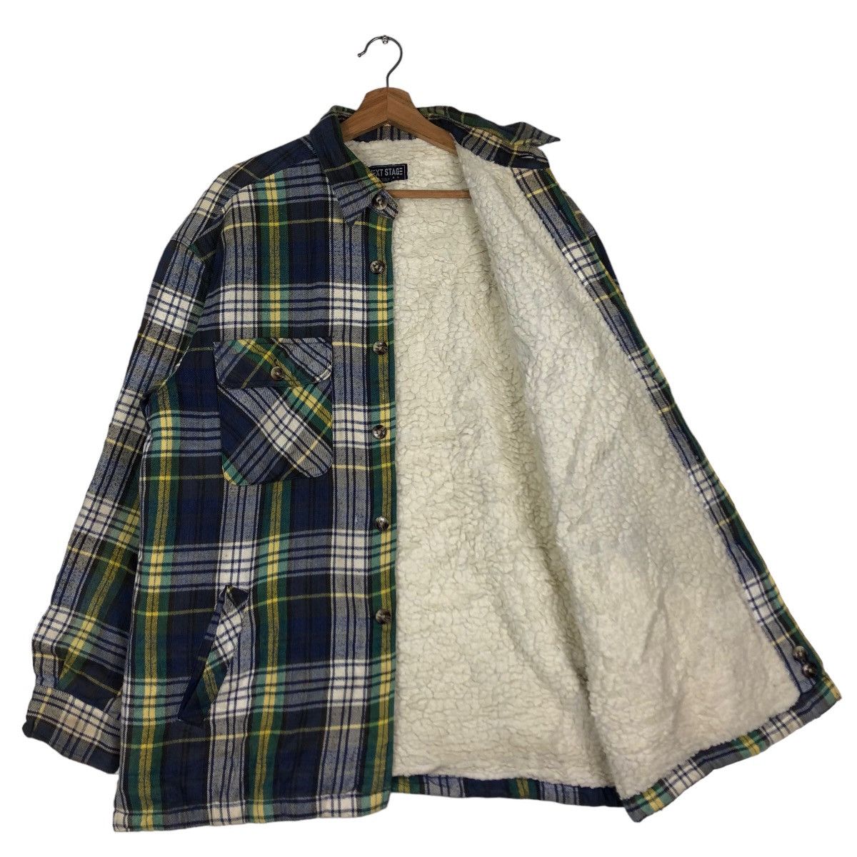 Flannel 🔥Vtg Flannel Jacket Chore Next Stage Tartan Design Japan Size US L / EU 52-54 / 3 - 11 Thumbnail