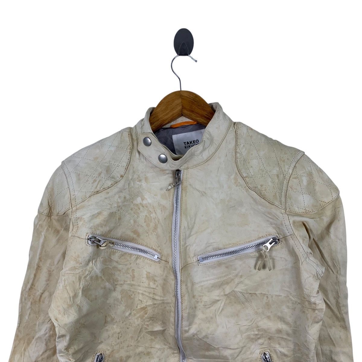 Japanese Brand × Takeo Kikuchi TAKEO KIKUCHI Japanese Brand Multi Pockets Sheepskin Jacket Size US S / EU 44-46 / 1 - 3 Thumbnail