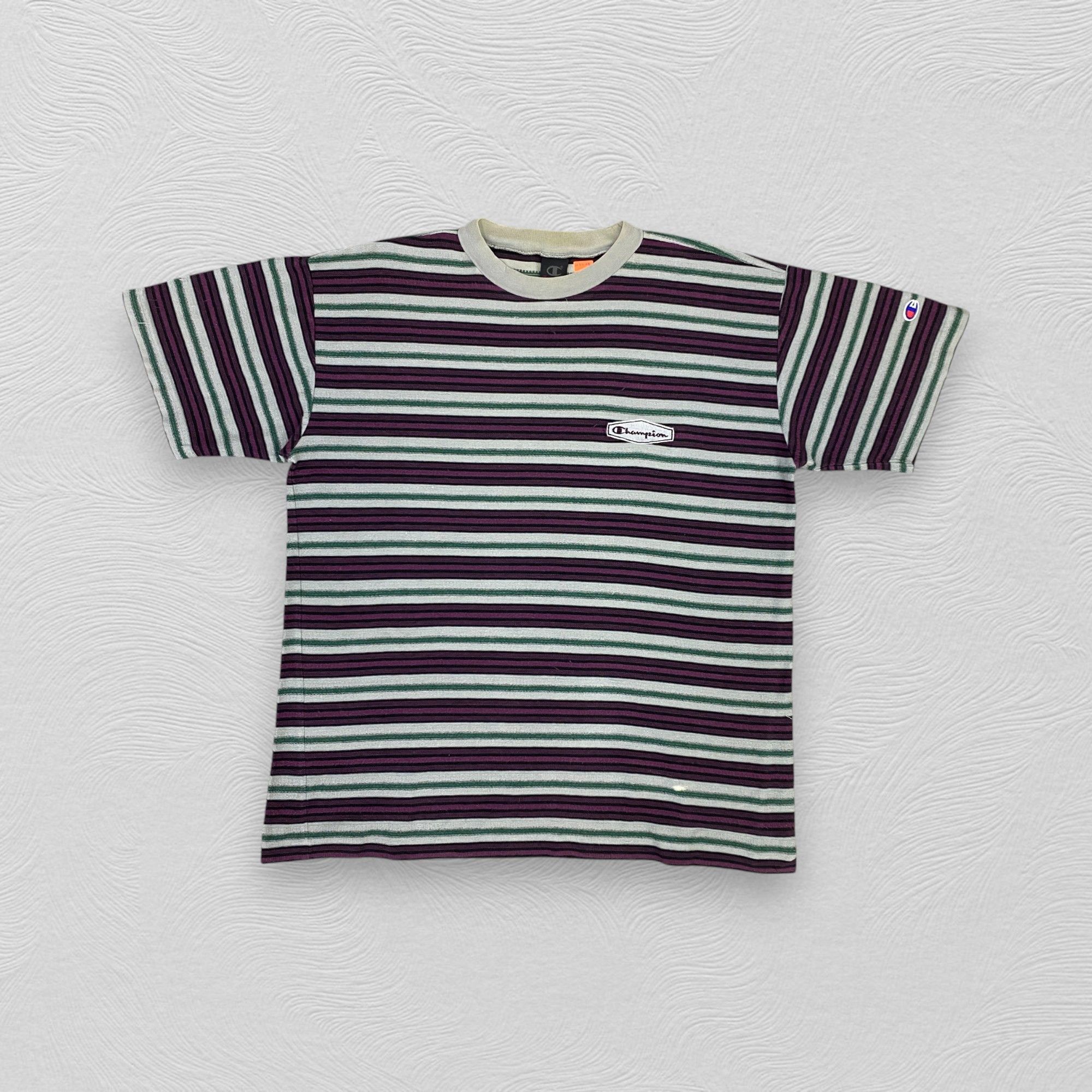 Champion Vintage Champion Stripe Large Shirt - K018 Size US L / EU 52-54 / 3 - 1 Thumbnail