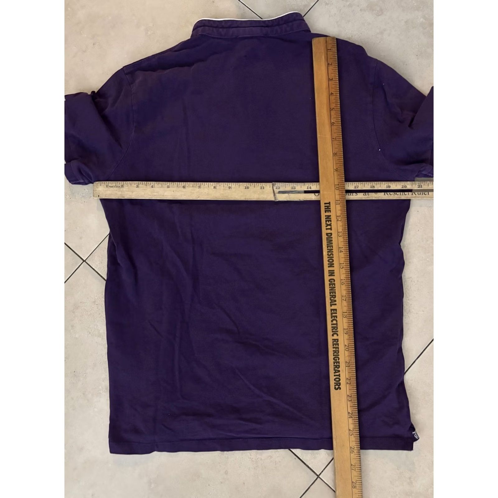 The Kooples The Kooples Sport Polo Shirt Mens Purple Fitted Short Sleeve Crest Logo Size US XXL / EU 58 / 5 - 5 Thumbnail