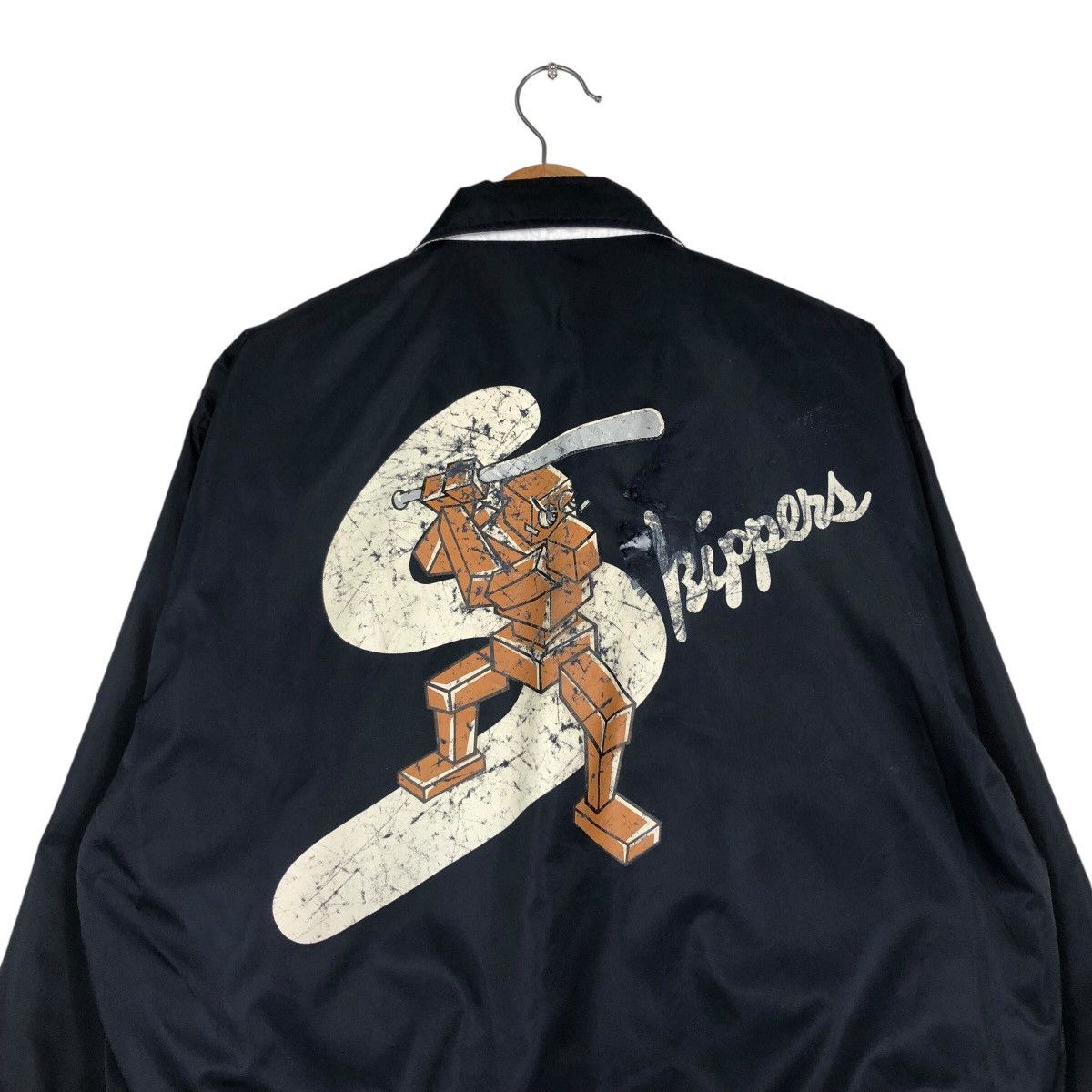 Japanese Brand 📌Vintage Reversible Bomber Jacket Cricket Team Big Logo Size US L / EU 52-54 / 3 - 10 Thumbnail