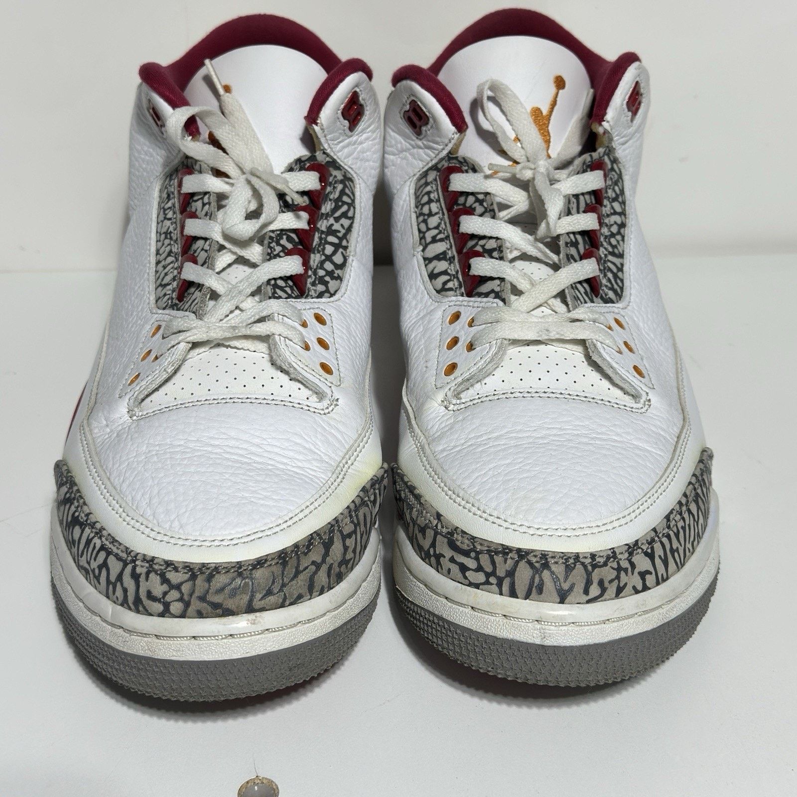Nike Nike Air Jordan 3 Retro Sneaker Red/White, Men's Size 13 Size US 13 / EU 46 - 3 Thumbnail