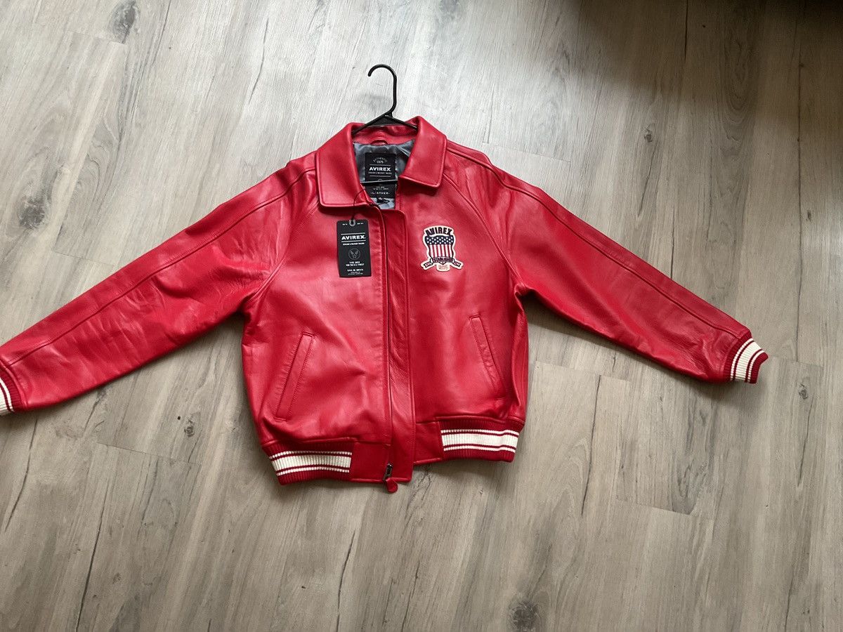 Avirex Avirex Icon Leather Jacket Size US M / EU 48-50 / 2 - 3 Thumbnail