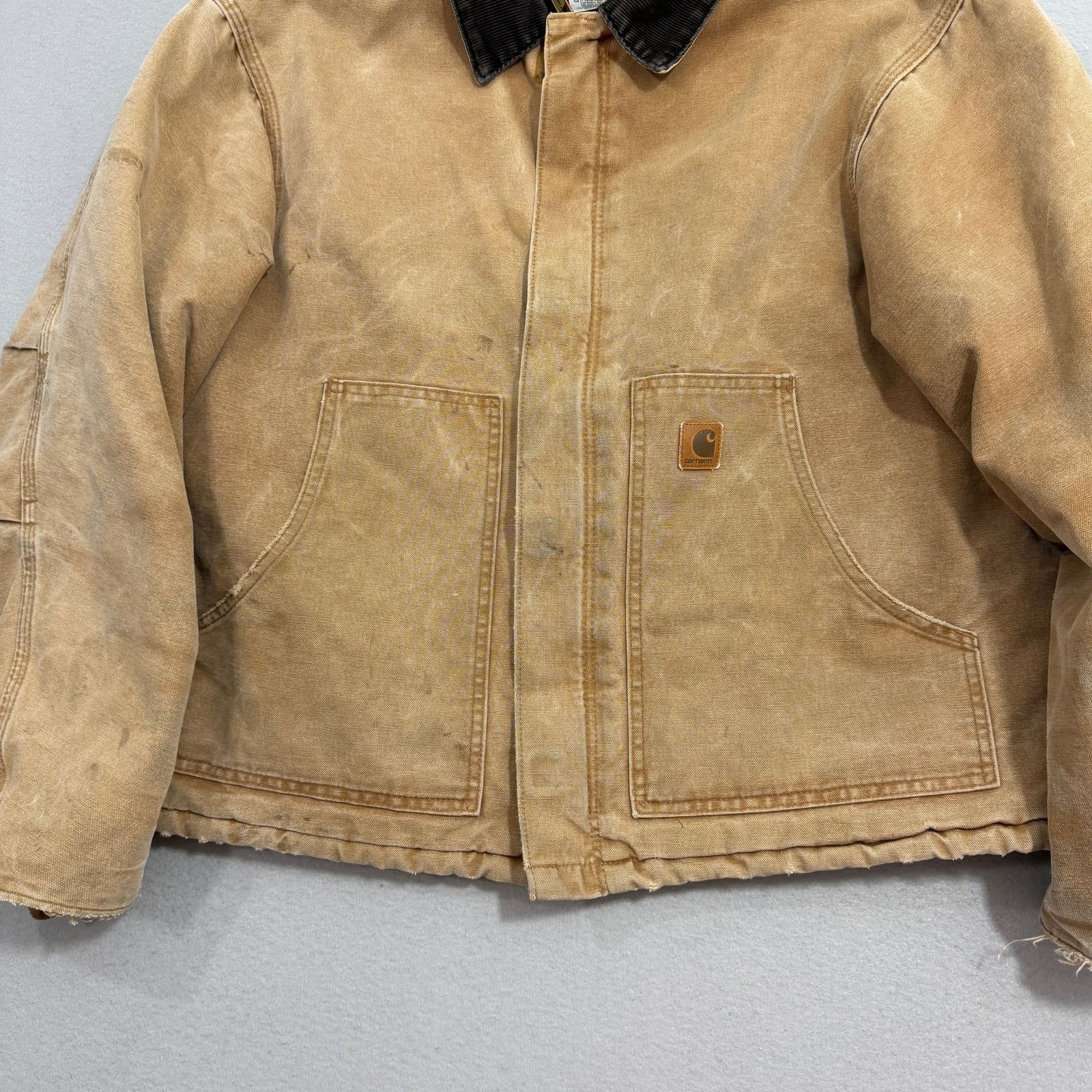 Carhartt Vintage Carhartt J22 BRN Arctic Jacket XL 2006 Distressed Size US XL / EU 56 / 4 - 2 Thumbnail