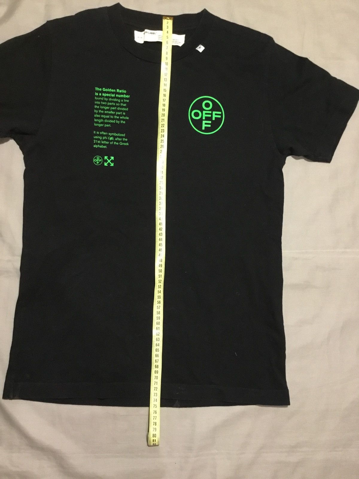 Off-White Off-White c/o Virgil Abloh Main Label T-Shirt Black Size US M / EU 48-50 / 2 - 9 Thumbnail
