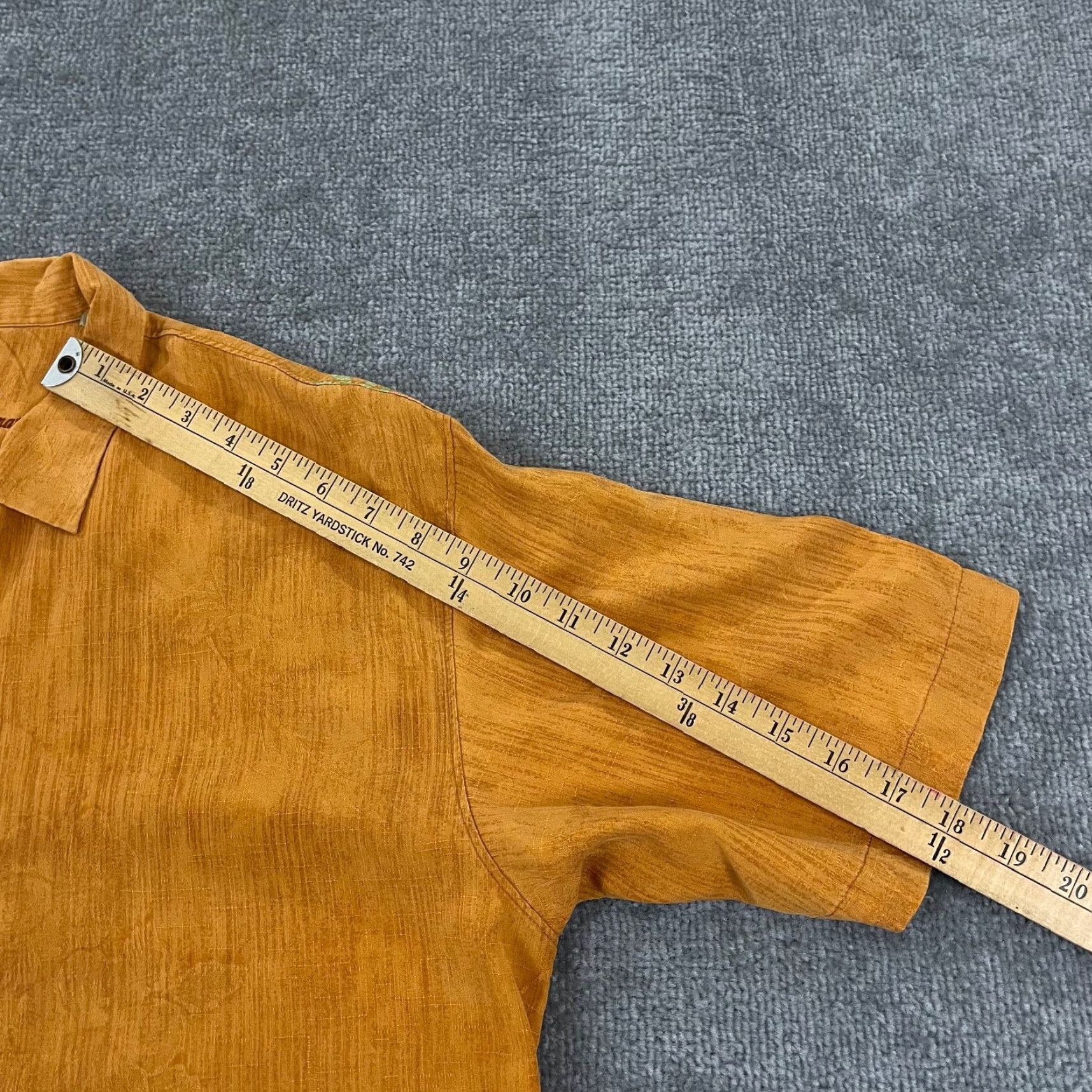 Tommy Bahama TOMMY BAHAMA Shirt Mens Medium Orange Floral Hawaiian Paradise Silk Button Up Size US M / EU 48-50 / 2 - 7 Thumbnail