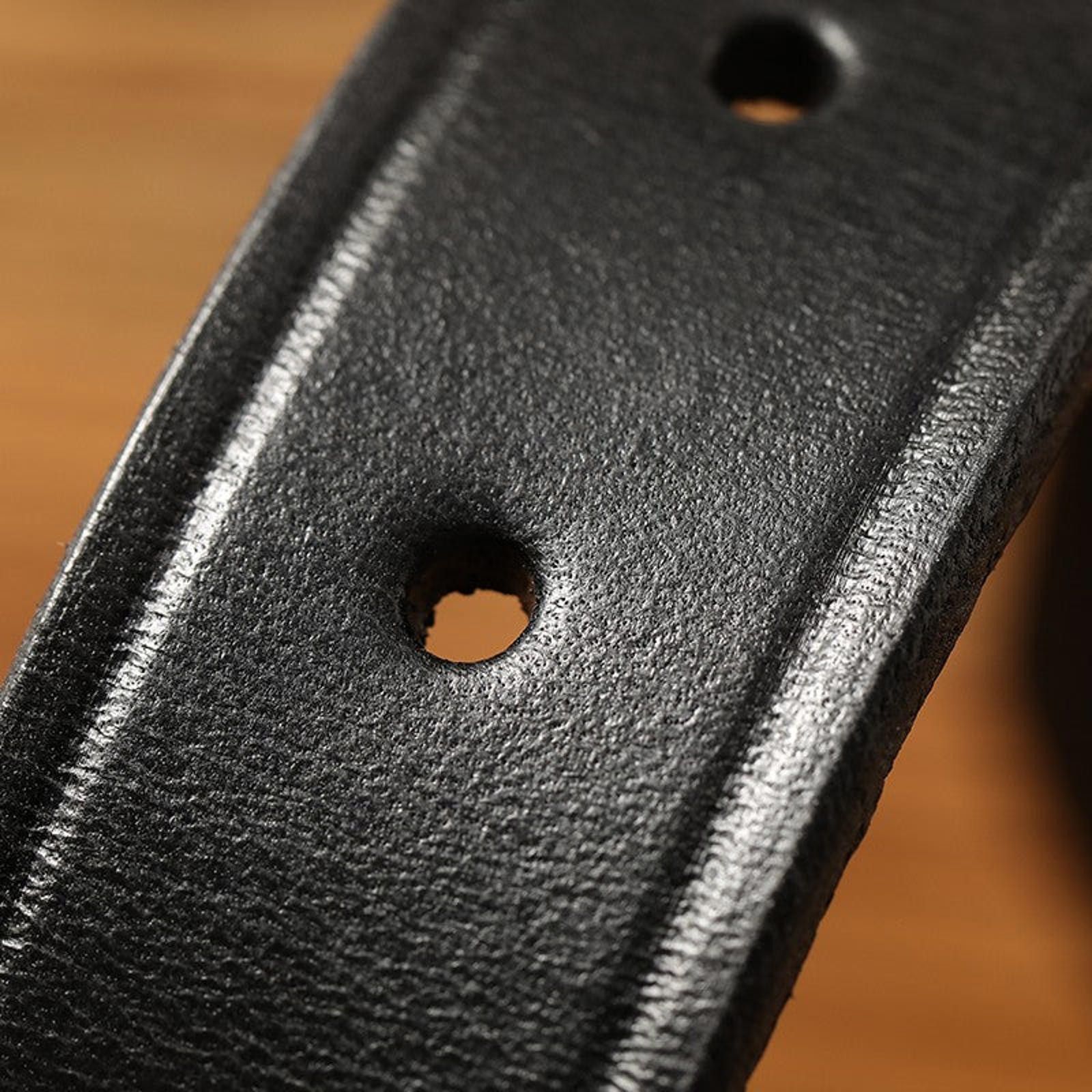 Leather Italian Cowhide Belt – Retro Cavalry Style, Handmade Size ONE SIZE - 4 Thumbnail