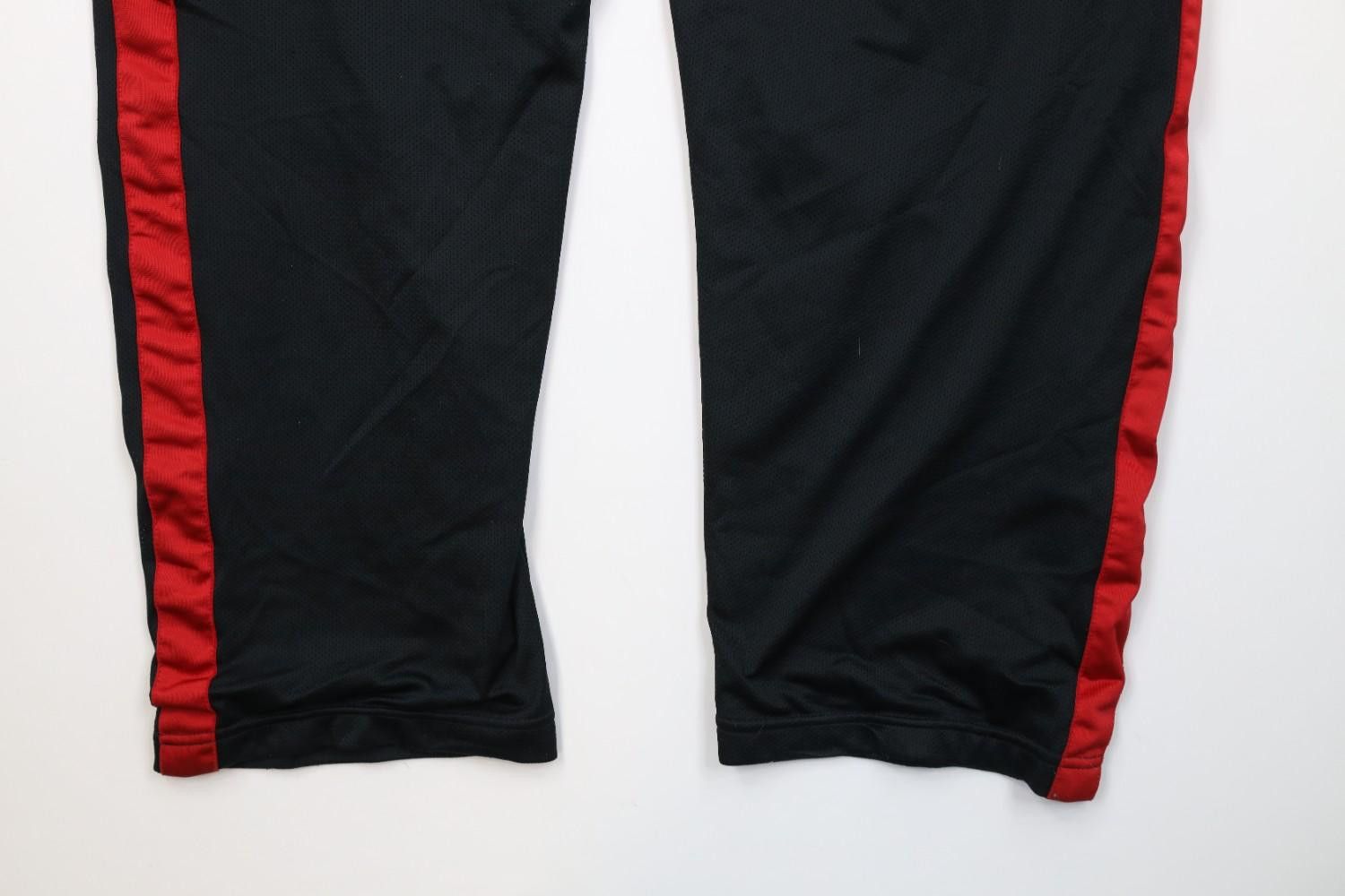 Nike Vintage Y2K Nike Scott Mini Swoosh Mesh Wide Leg Pants Black Size US 36 / EU 52 - 13 Thumbnail
