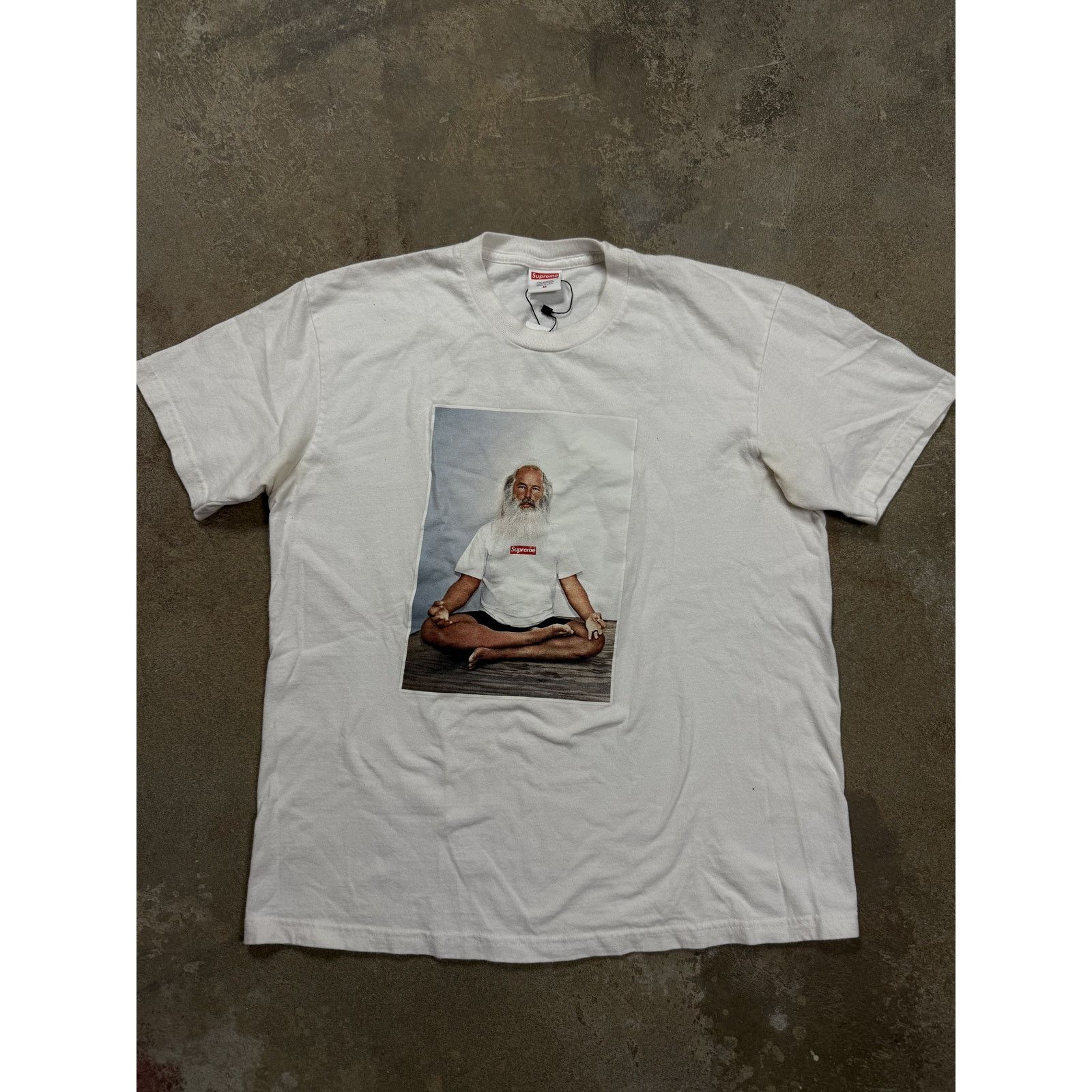 Supreme Supreme Yoga Tee White Used Medium Size US M / EU 48-50 / 2 - 1 Thumbnail