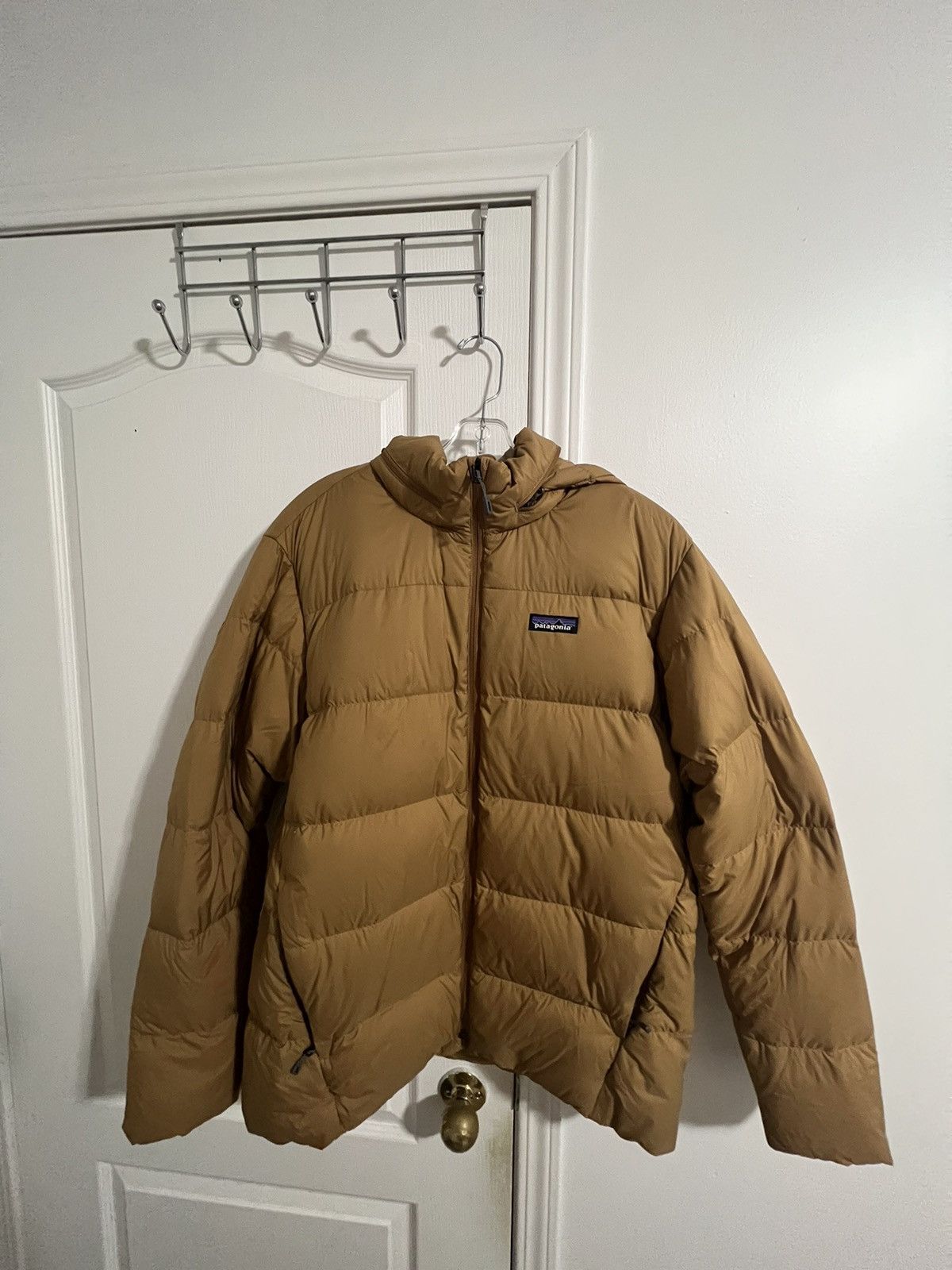 Image of Patagonia Puffer Jacket in Mustard, Men's (Size Large)