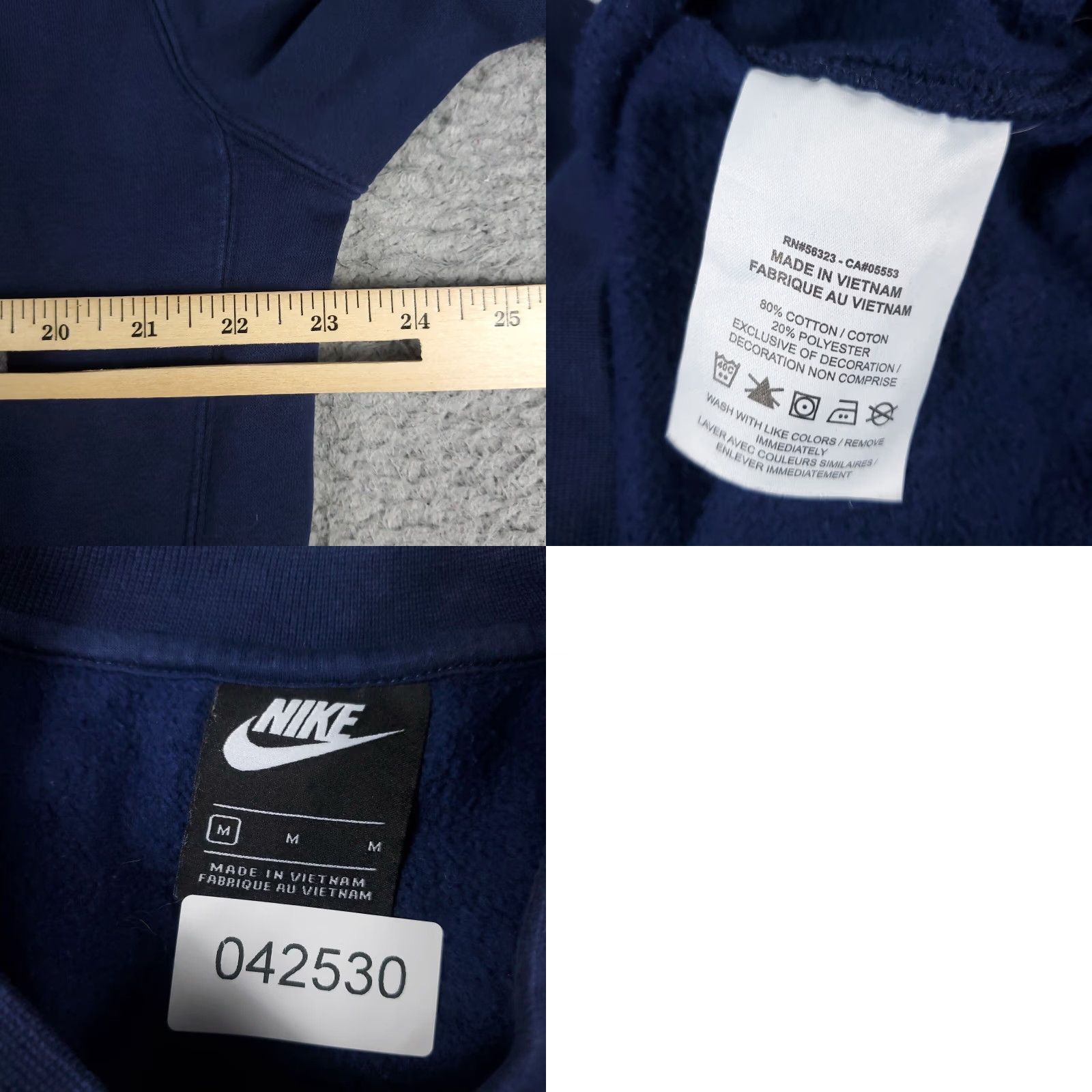 Nike Nike Sweater Mens Medium Blue Pullover Casual Sweatshirt Swoosh Size US M / EU 48-50 / 2 - 8 Thumbnail