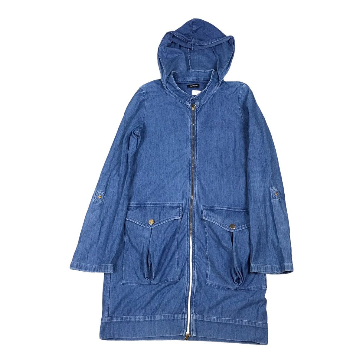 MAX&Co. × Max Mara MAX&CO. BLUE PARKAS ZIPPER WOMAN JACKET Size M / US 6-8 / IT 42-44 - 1 Thumbnail